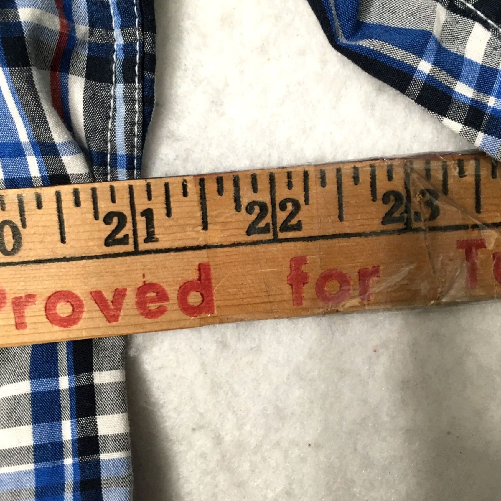 Vintage Rock & Roll Cowboy Plaid Western Shirt M Blue Long Sleeve Pearl Snap Men's Size US M / EU 48-50 / 2 - 6 Thumbnail