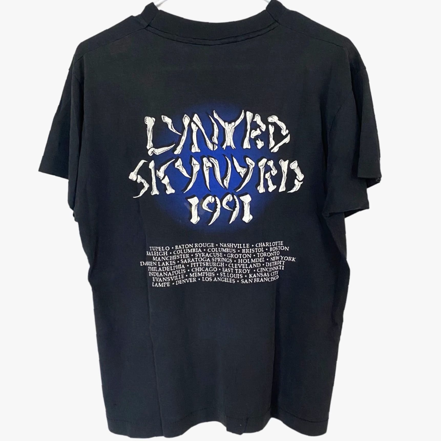Vintage VINTAGE Lynyrd Skynyrd Tour Concert T Shirt Black Mens Large L 90s Music Rock Shirt Mens Size US L / EU 52-54 / 3 - 3 Thumbnail