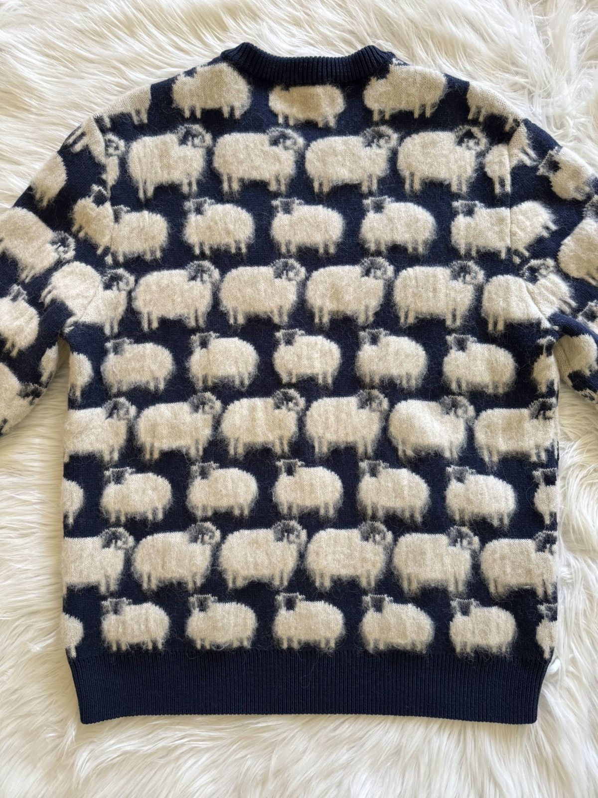 Lanvin Lanvin Sheep Sweater Pullover Knit Wool Alpaca Cashmere Blue Size US M / EU 48-50 / 2 - 6 Thumbnail