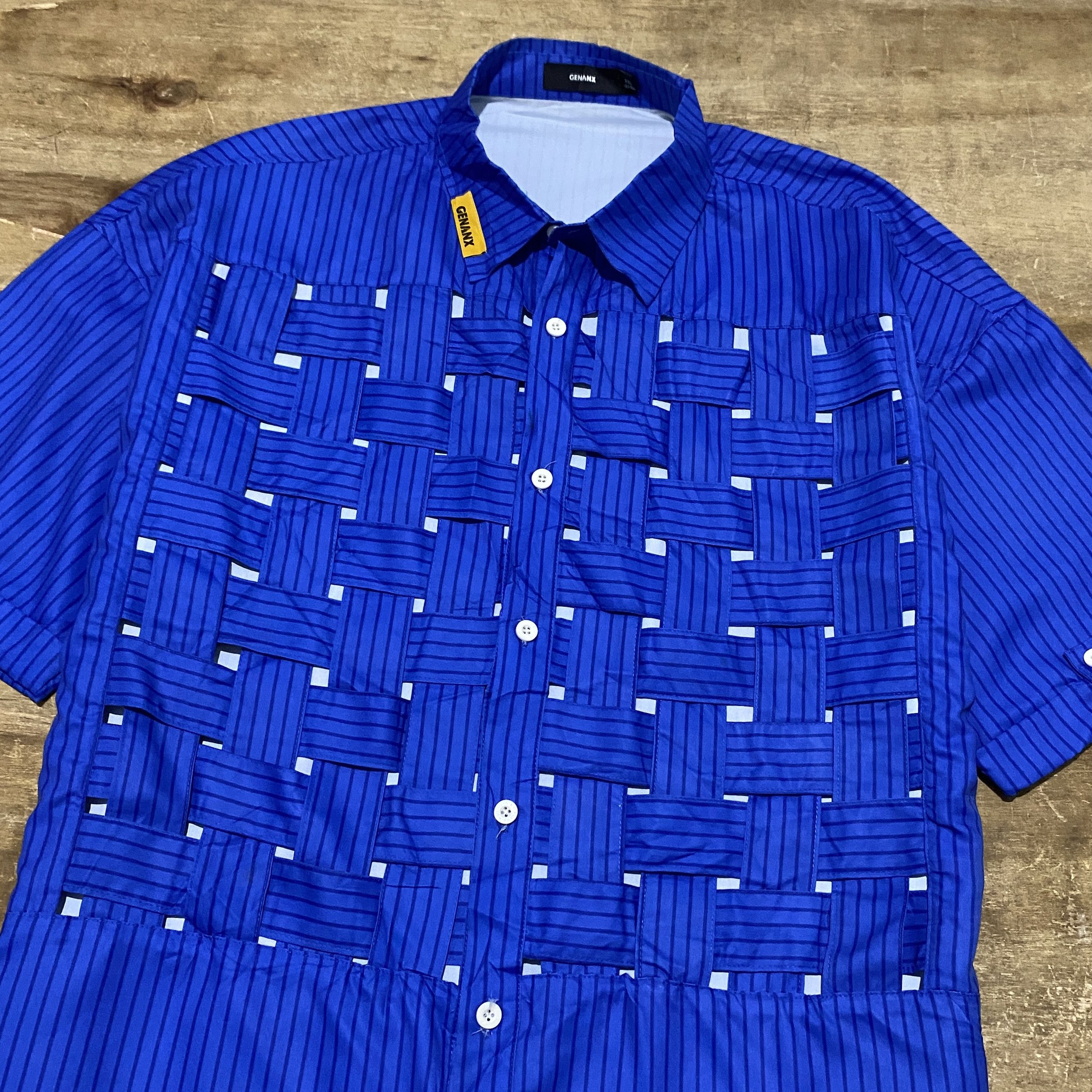 Japanese Brand Genanx short shirt Size US XXL / EU 58 / 5 - 4 Thumbnail