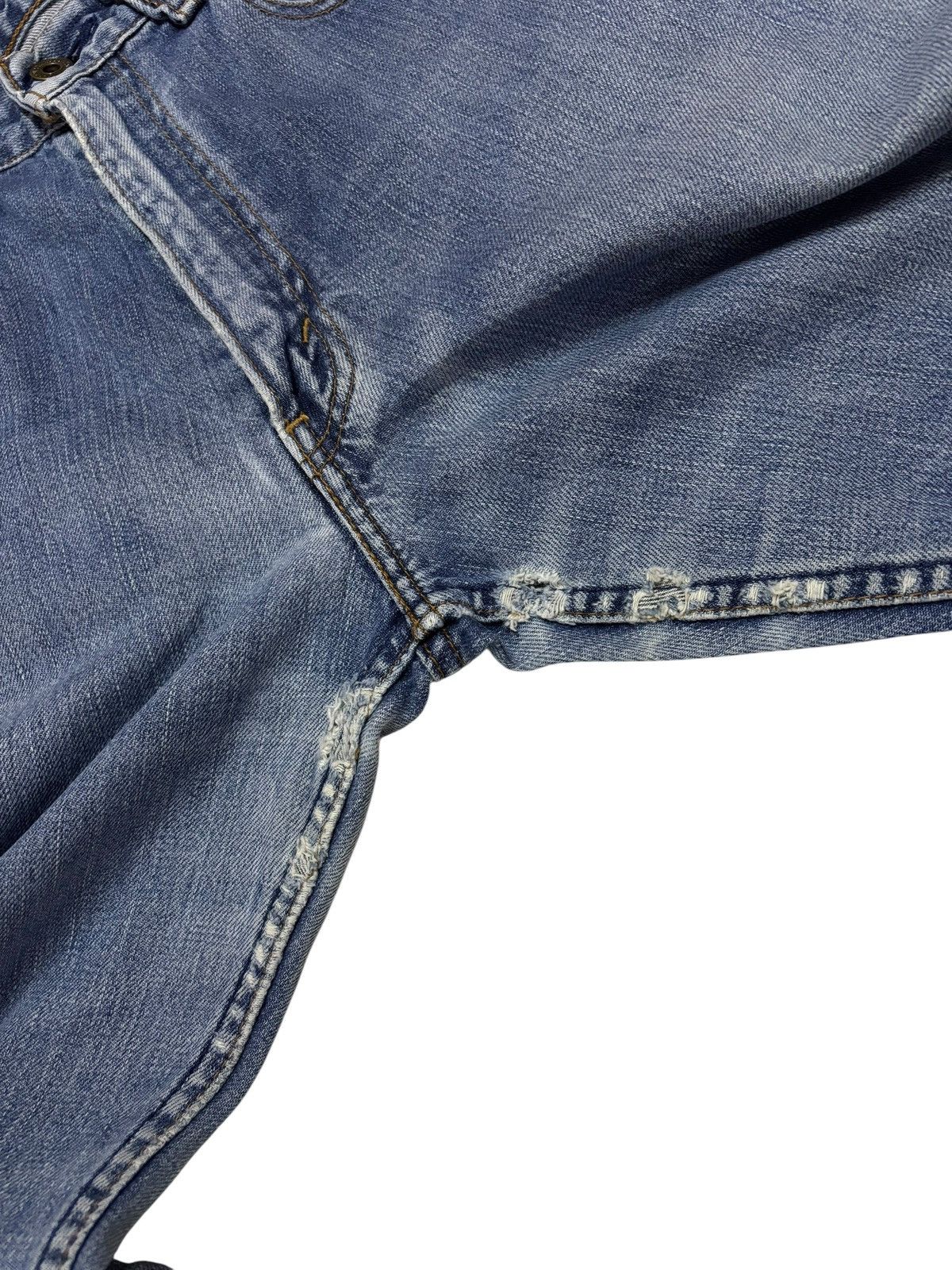 Levi's Vtg 90s Levis 503 Japan Selvedge Distressed Jeans Size US 30 / EU 46 - 7 Thumbnail