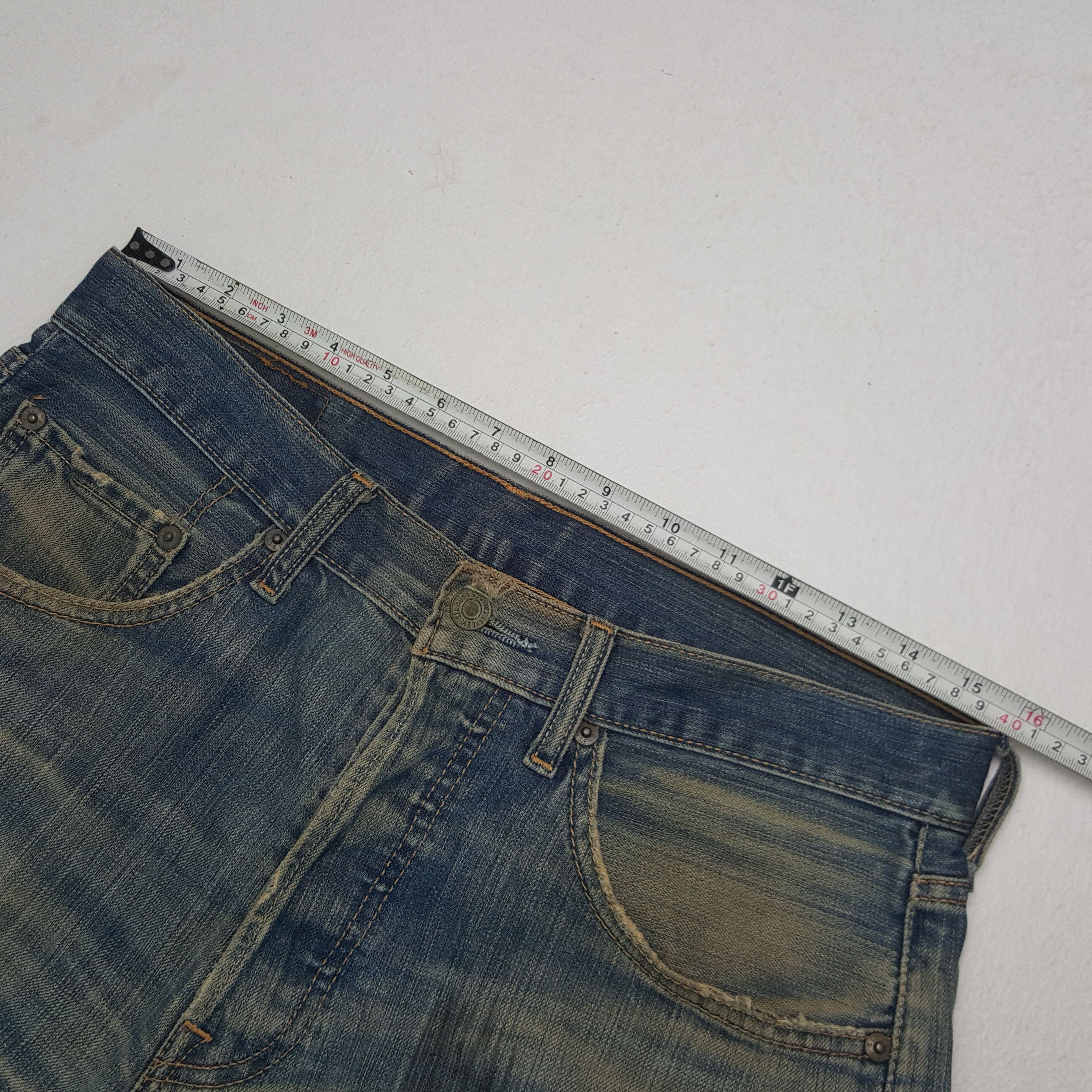 Levi's × Vintage Vintage Levi's 501 American Distressed Grunge Denim Jeans Size US 31 - 9 Thumbnail