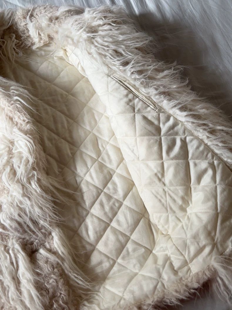 Helmut Lang HELMUT LANG Eco-friendly pelagic lamb long and short fur p Size S / US 4 / IT 40 - 4 Thumbnail