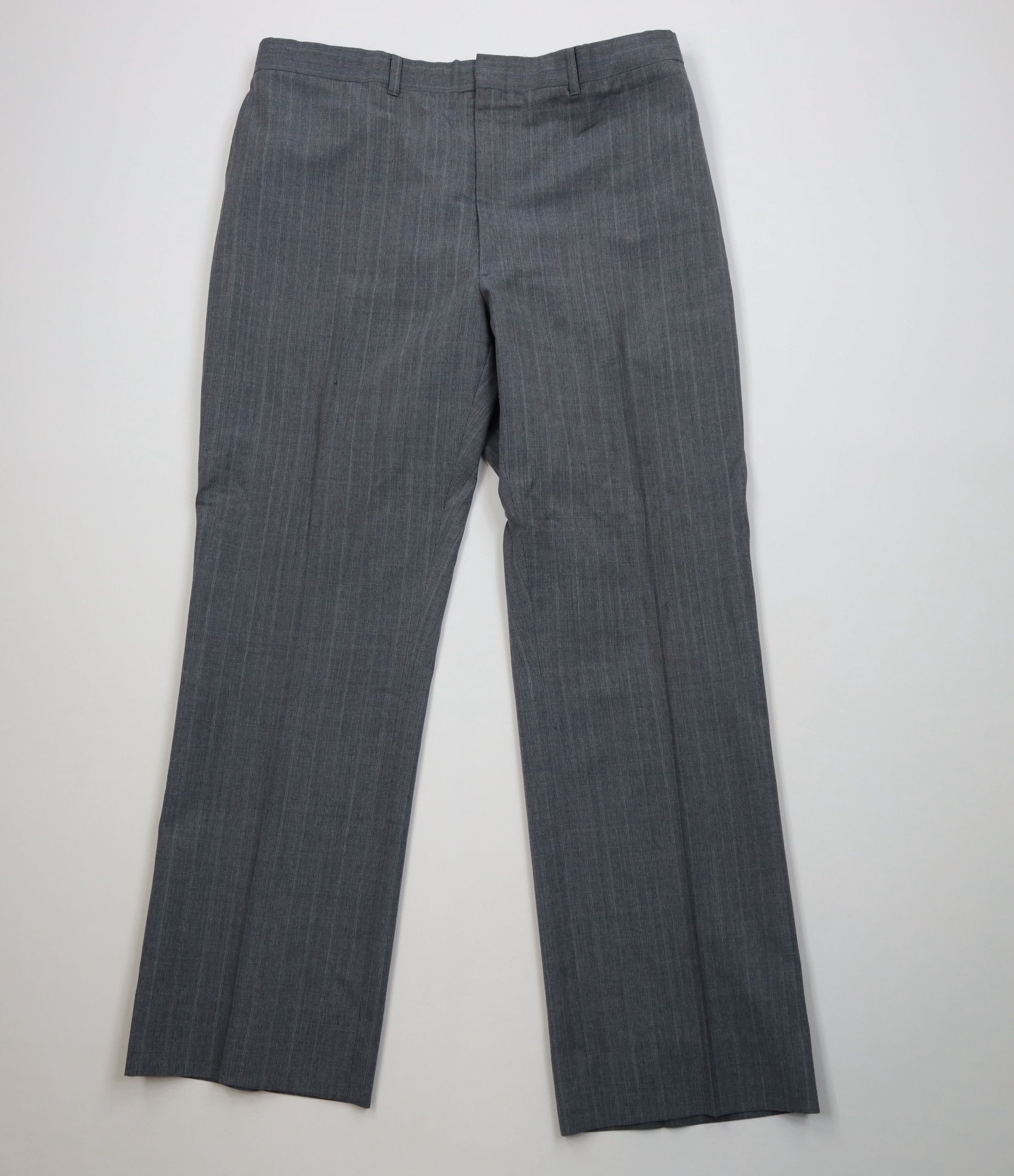 Vintage Vintage 70s Streetwear Striped Wide Leg Chino Pants USA Size US 36 / EU 52 - 1 Thumbnail