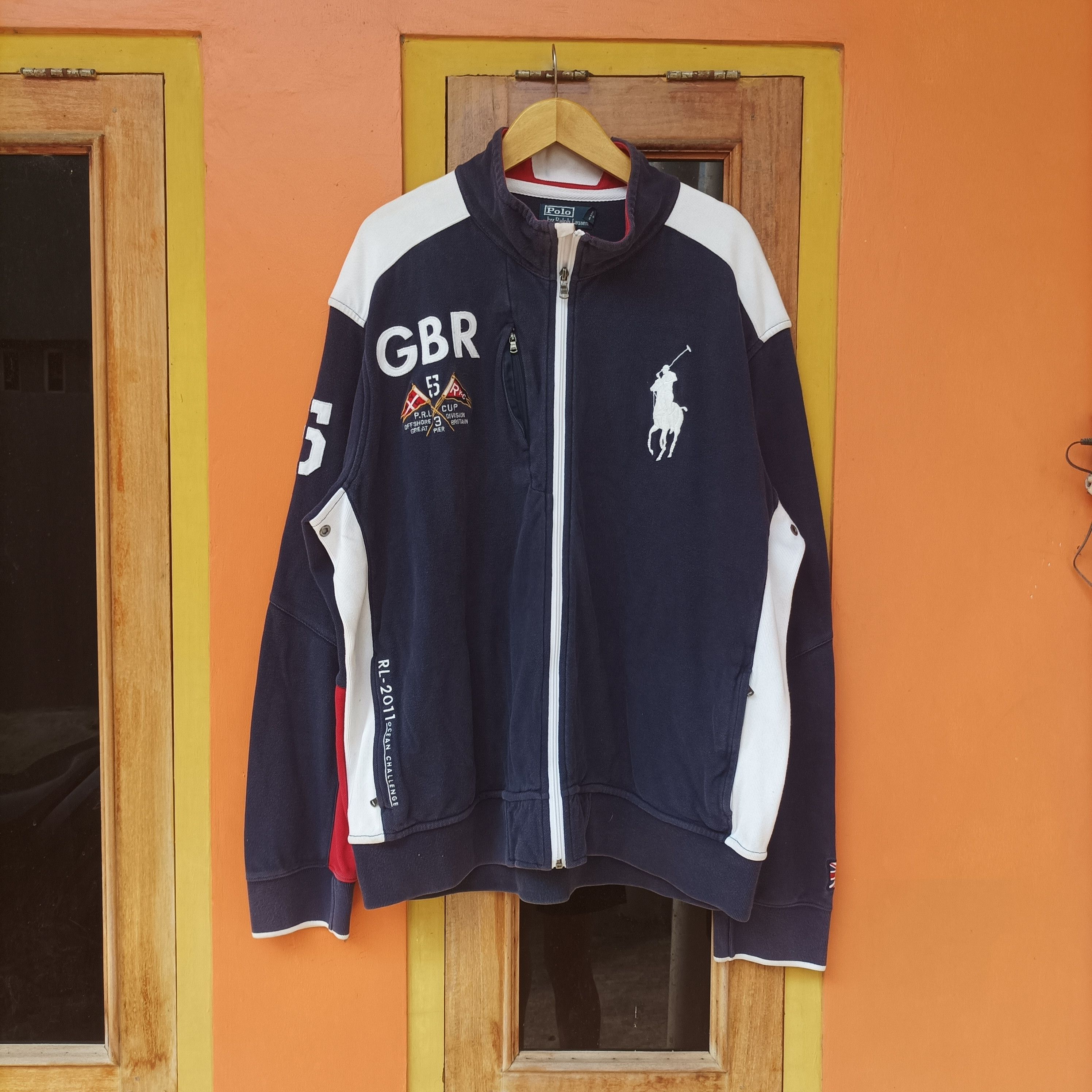 Polo Ralph Lauren VINTAGE POLO RALPH LAUREN GBR TRACK JACKET Size US XL / EU 56 / 4 - 6 Thumbnail
