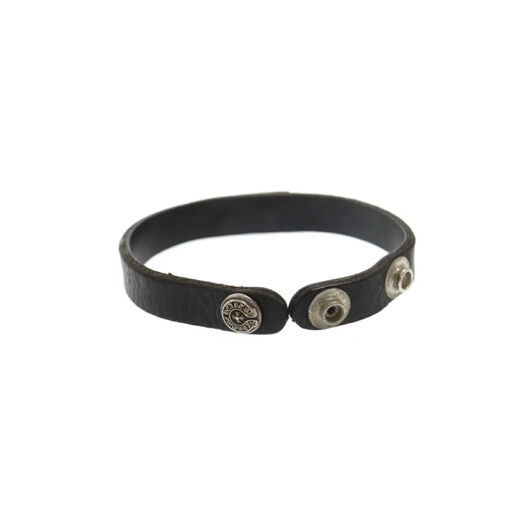 Chrome Hearts CHROME HEARTS CROSS LEATHER BRACELET Size ONE SIZE - 4 Thumbnail