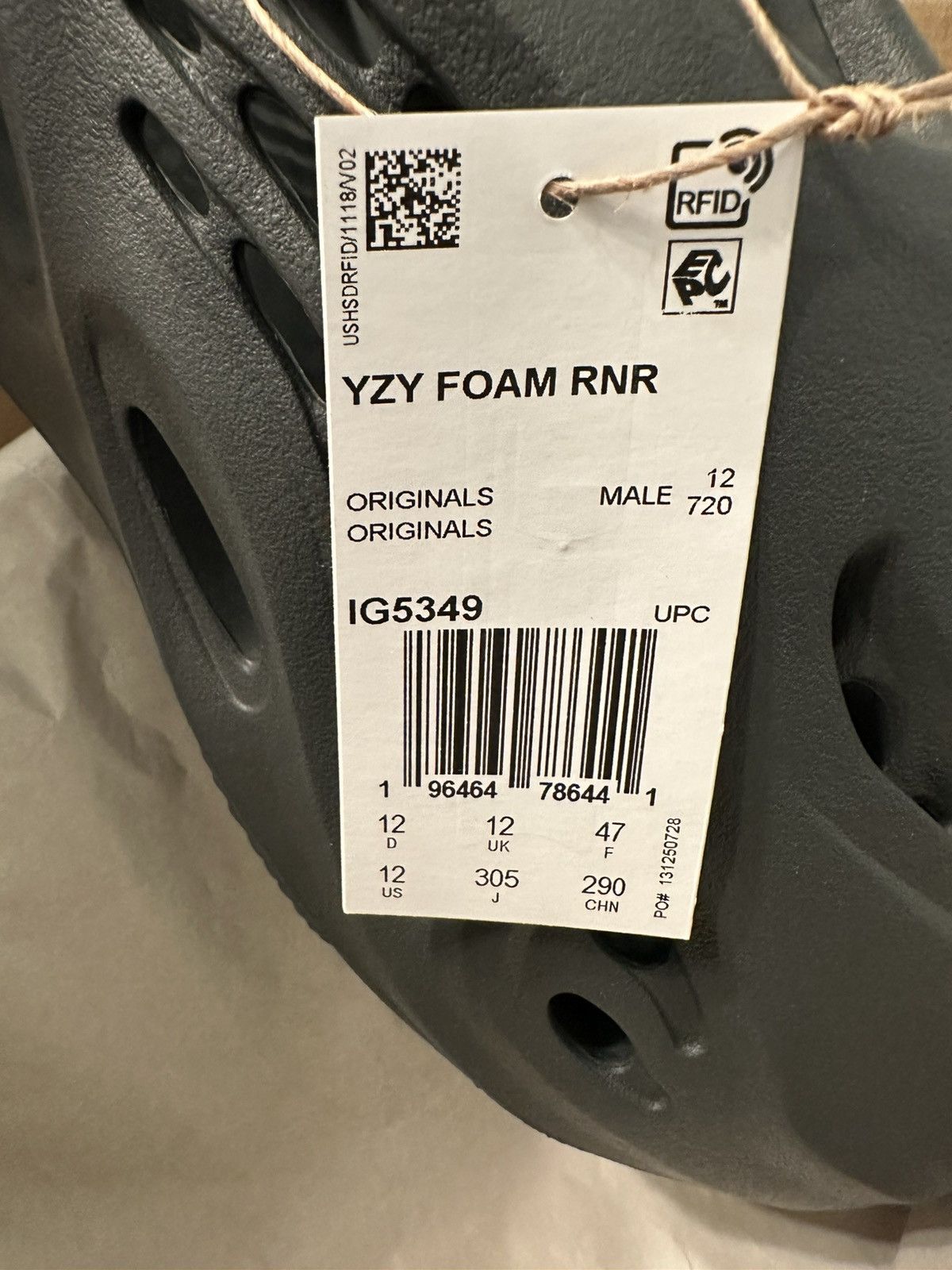Adidas × Yeezy ADIDAS YEEZY FOAM RNR SIZE 12 Size US 12 / EU 45 - 10 Thumbnail