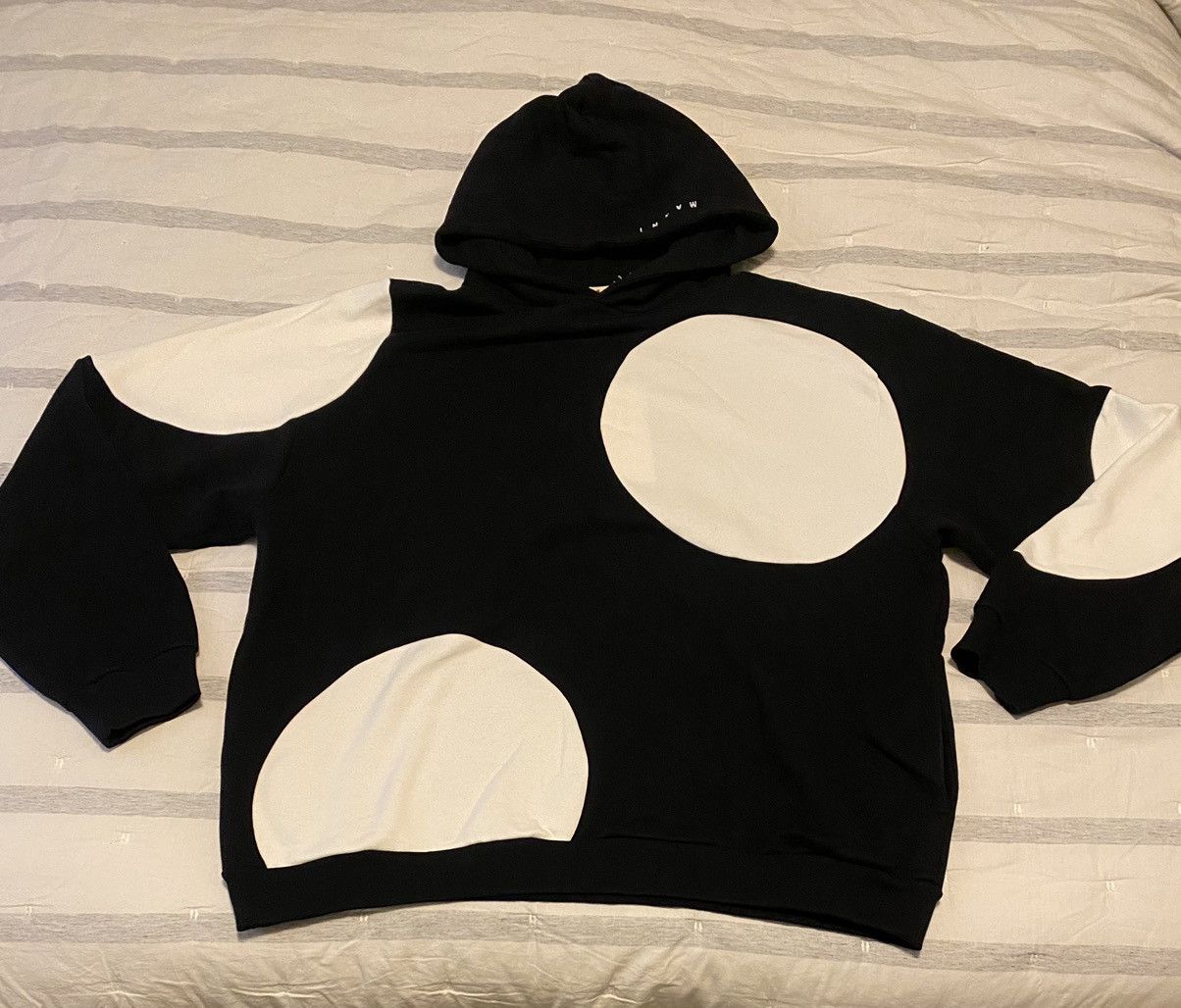 Marni Marni Oversized Polka Dot Hooded Sweatshirt Sz 54 NWT Size US XXL / EU 58 / 5 - 3 Thumbnail