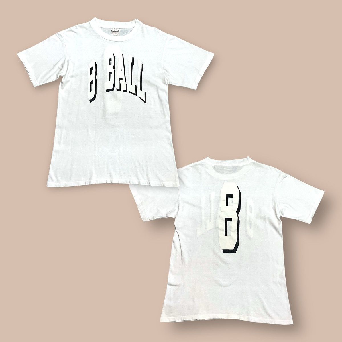 Vintage Vintage 90s 8 Ball Tee Size US L / EU 52-54 / 3 - 1 Thumbnail