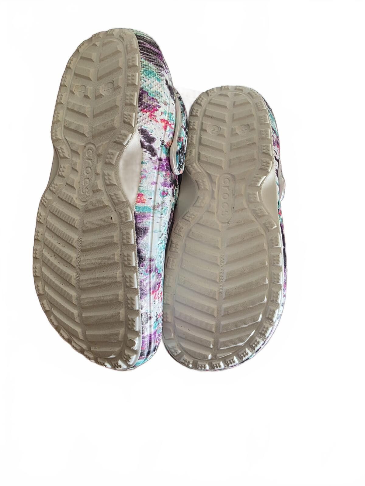 Crocs Crocs Classic TieDye Pattern Clogs Fleece Lining White M7 W9 Size US 9 / IT 39 - 9 Thumbnail