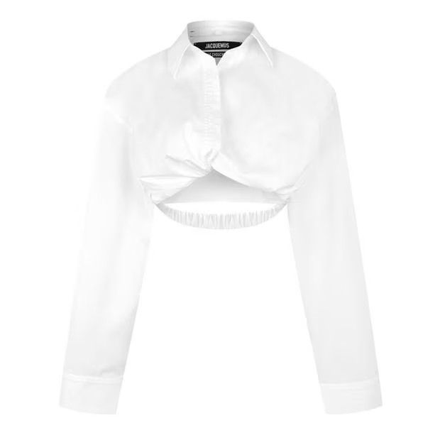 Jacquemus o1g2r1mq1024 Shirt in White Size S / US 4 / IT 40 - 1 Thumbnail