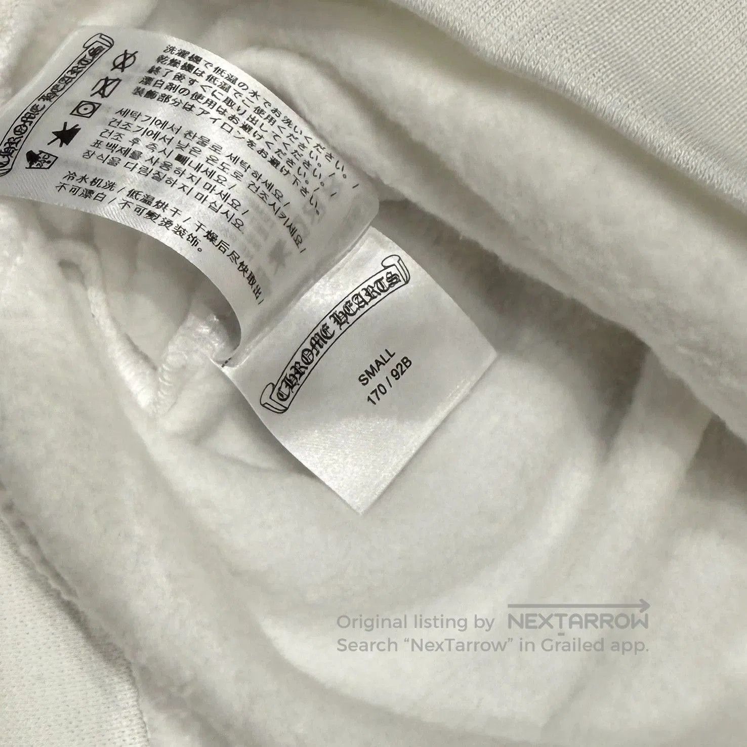 Chrome Hearts chrome hearts white love vines sweatshirt. Size US S / EU 44-46 / 1 - 5 Thumbnail