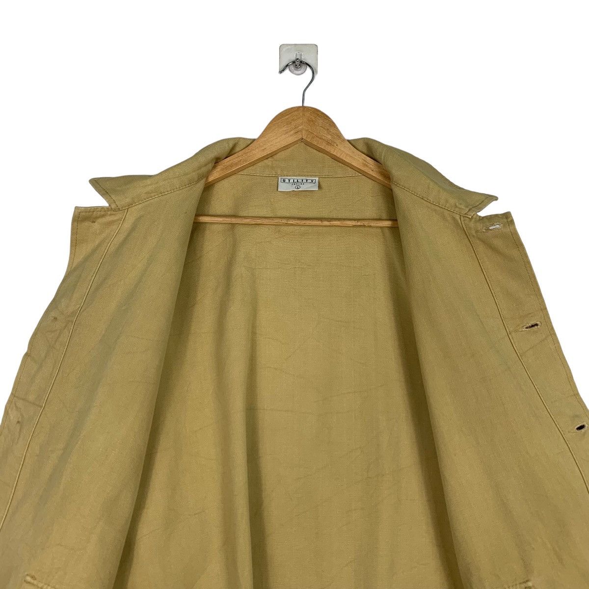 Canvas UTILITY CANVAS Made In Usa Casual Work Jacket #1068-C48 Size US L / EU 52-54 / 3 - 12 Thumbnail