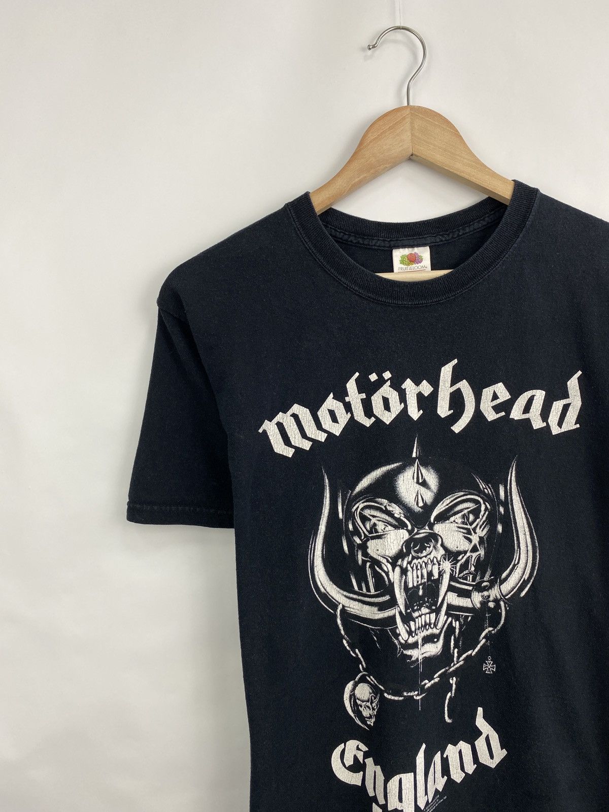 Fruit Of The Loom Vintage Motorhead Rock Band T-Shirt Retro Rare Hype Y2K Size US M / EU 48-50 / 2 - 2 Thumbnail