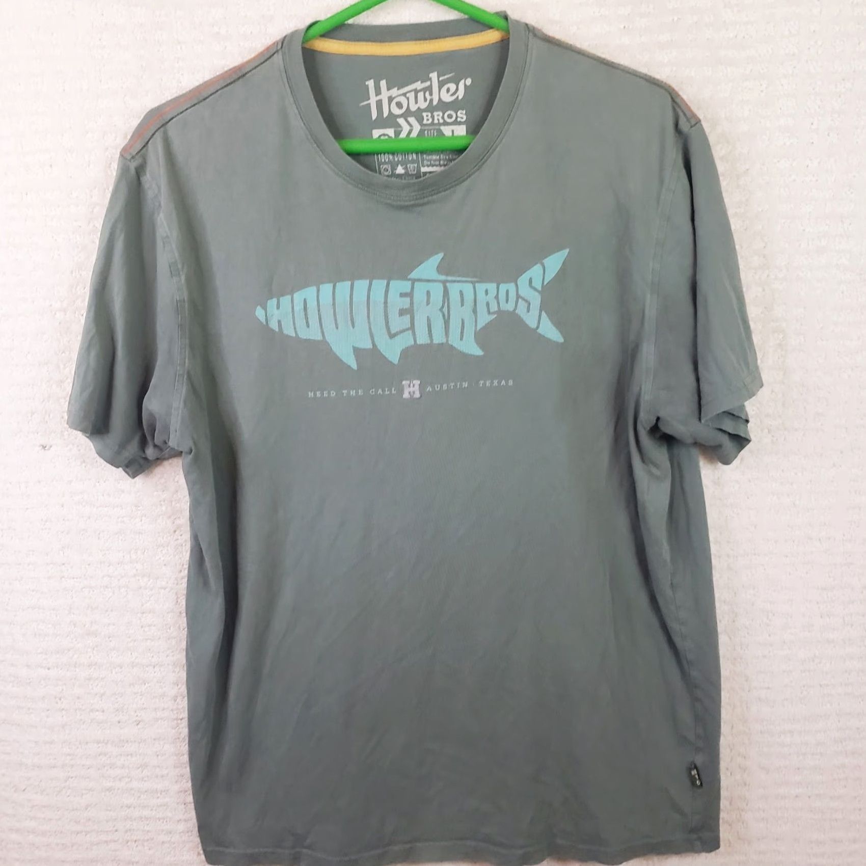 Howler Brothers Howler Brothers Shirt Mens Large Green Graphic Fish Logo Monkey Summer Tee Size US L / EU 52-54 / 3 - 2 Thumbnail