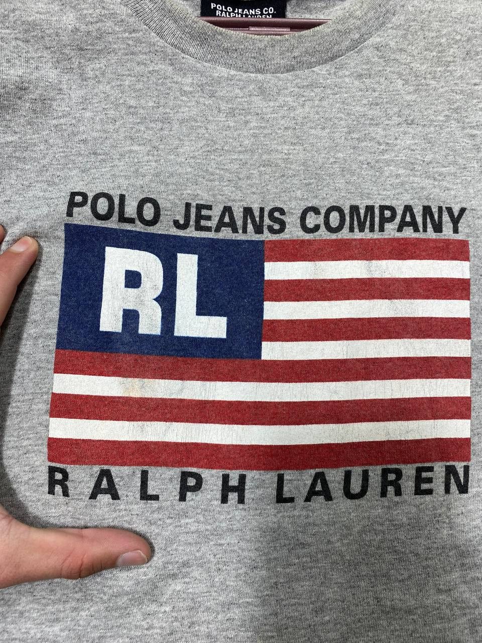 Polo Ralph Lauren × Vintage Vintage 90s Polo Ralph Lauren Jeans Co Bike Graphic T Shirt Size US L / EU 52-54 / 3 - 8 Thumbnail