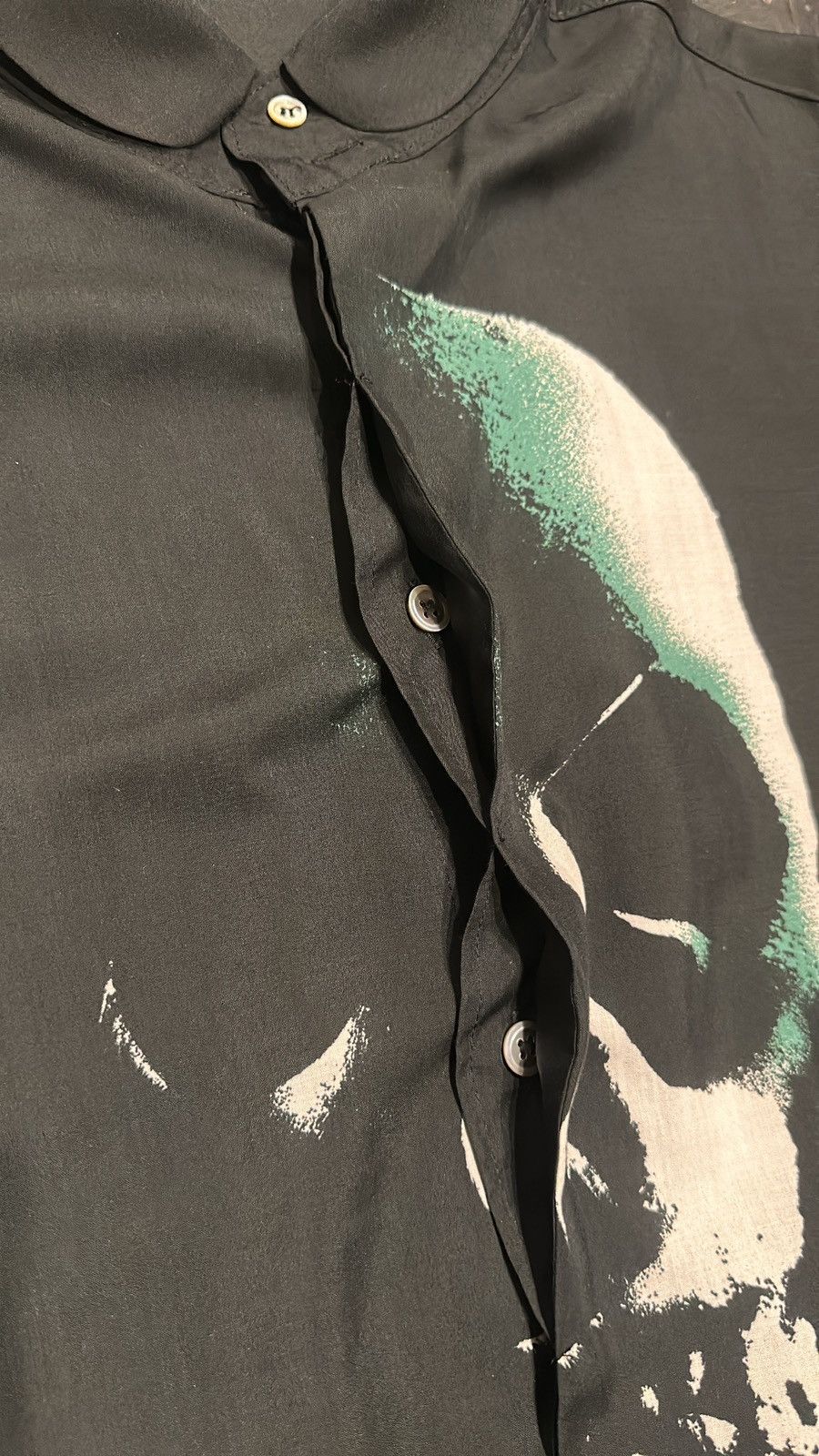 Yohji Yamamoto Yohji Yamamoto AW94 ghost skull button up Size US XL / EU 56 / 4 - 4 Thumbnail