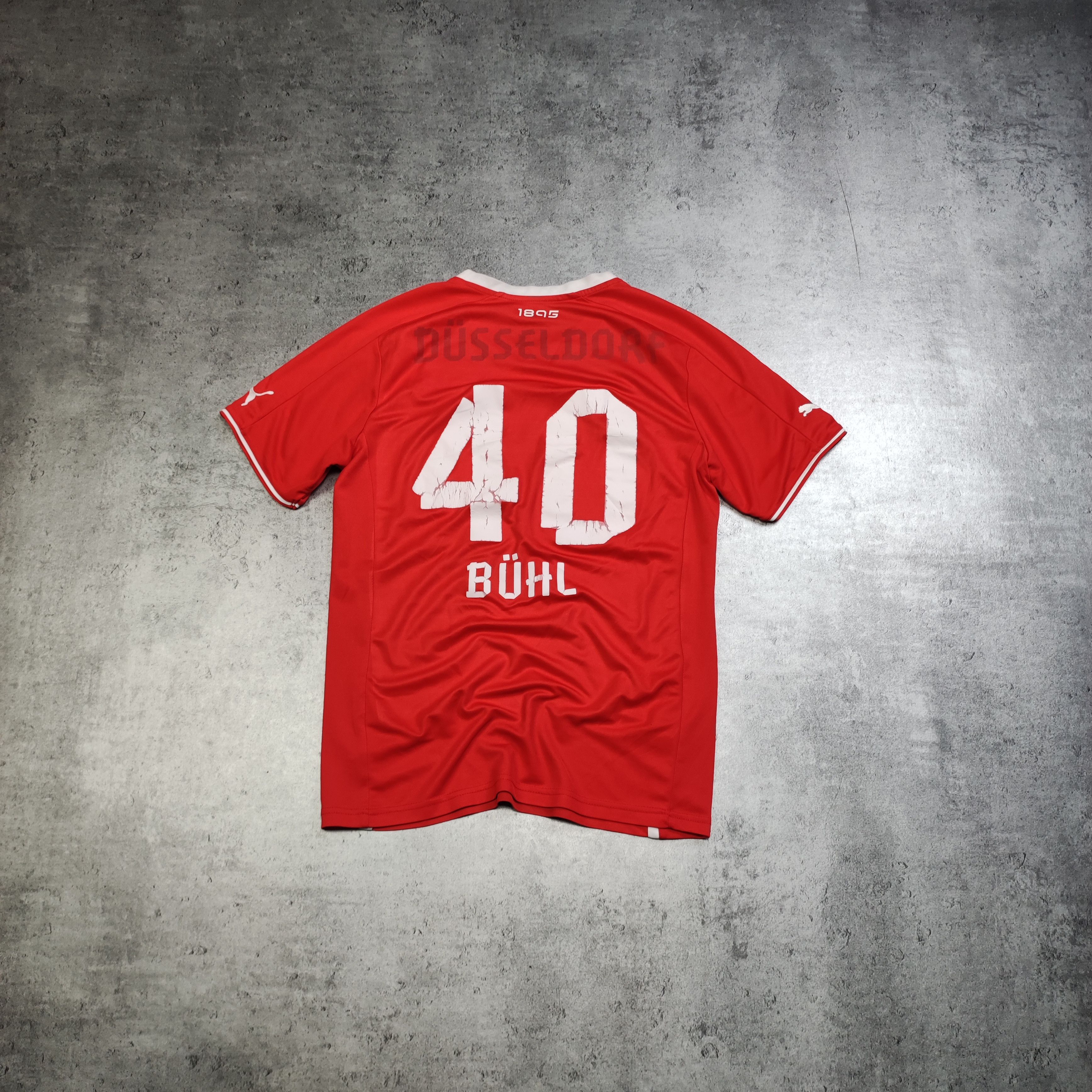 Vintage RARE Signatured Puma Fortuna Dusseldorf #40 Buhl Jersey Size US M / EU 48-50 / 2 - 10 Thumbnail