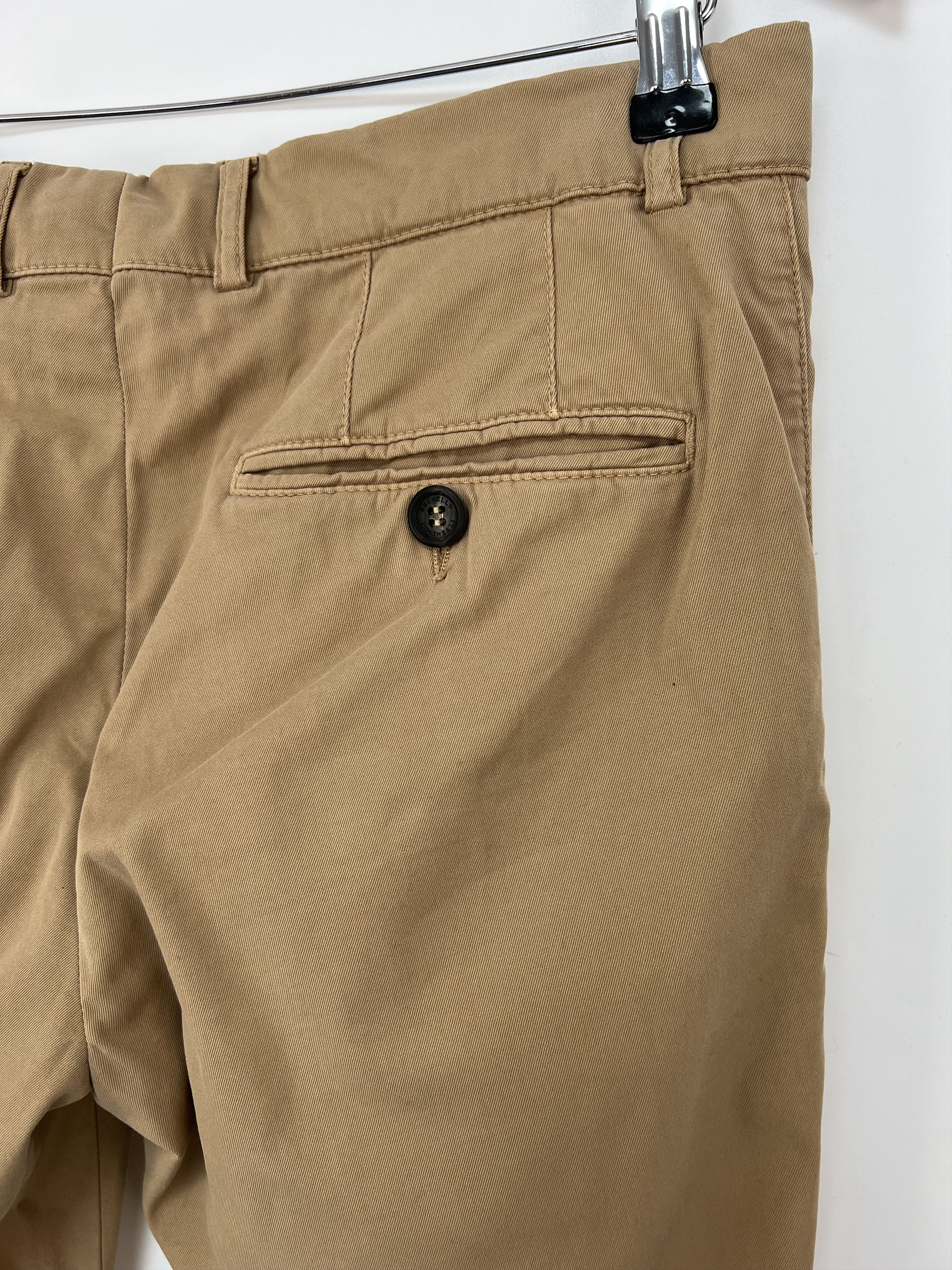 Brunello Cucinelli Brunello Cucinelli Cropped Chino Pants Size 46 Slim Fit Size US 30 / EU 46 - 14 Thumbnail