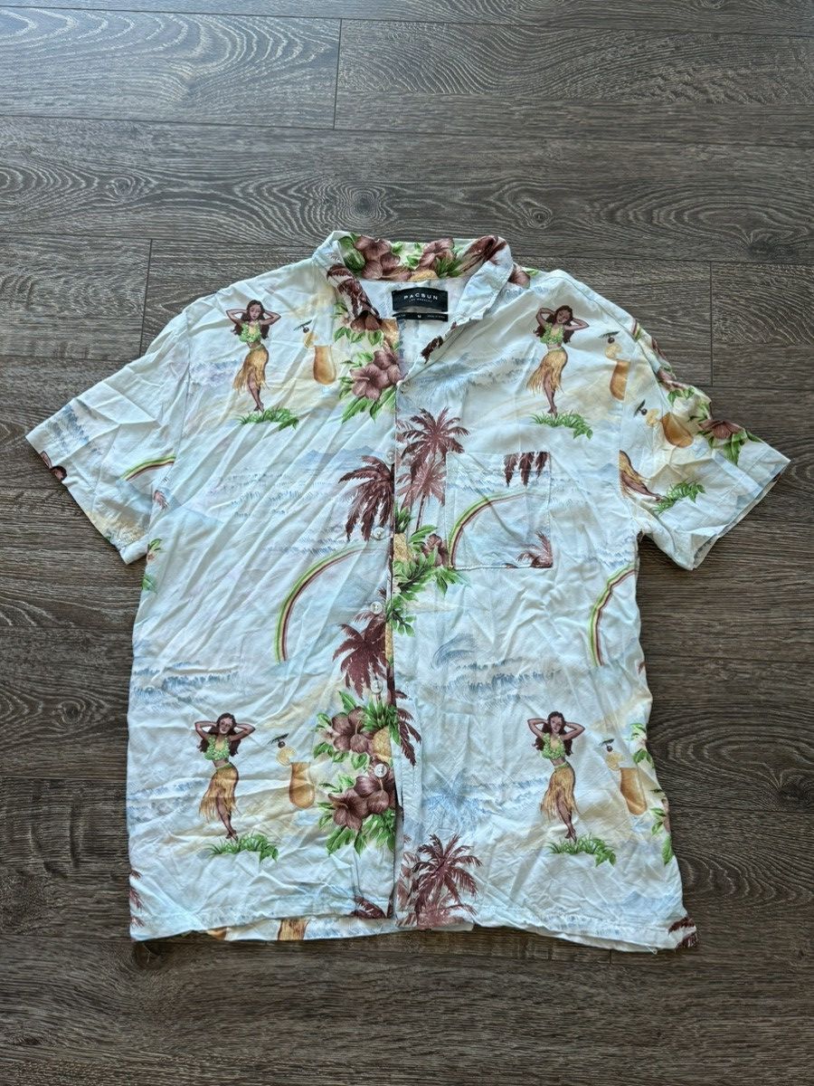 Pacsun Classic Hawaiian Shirt Size US M / EU 48-50 / 2 - 1 Thumbnail
