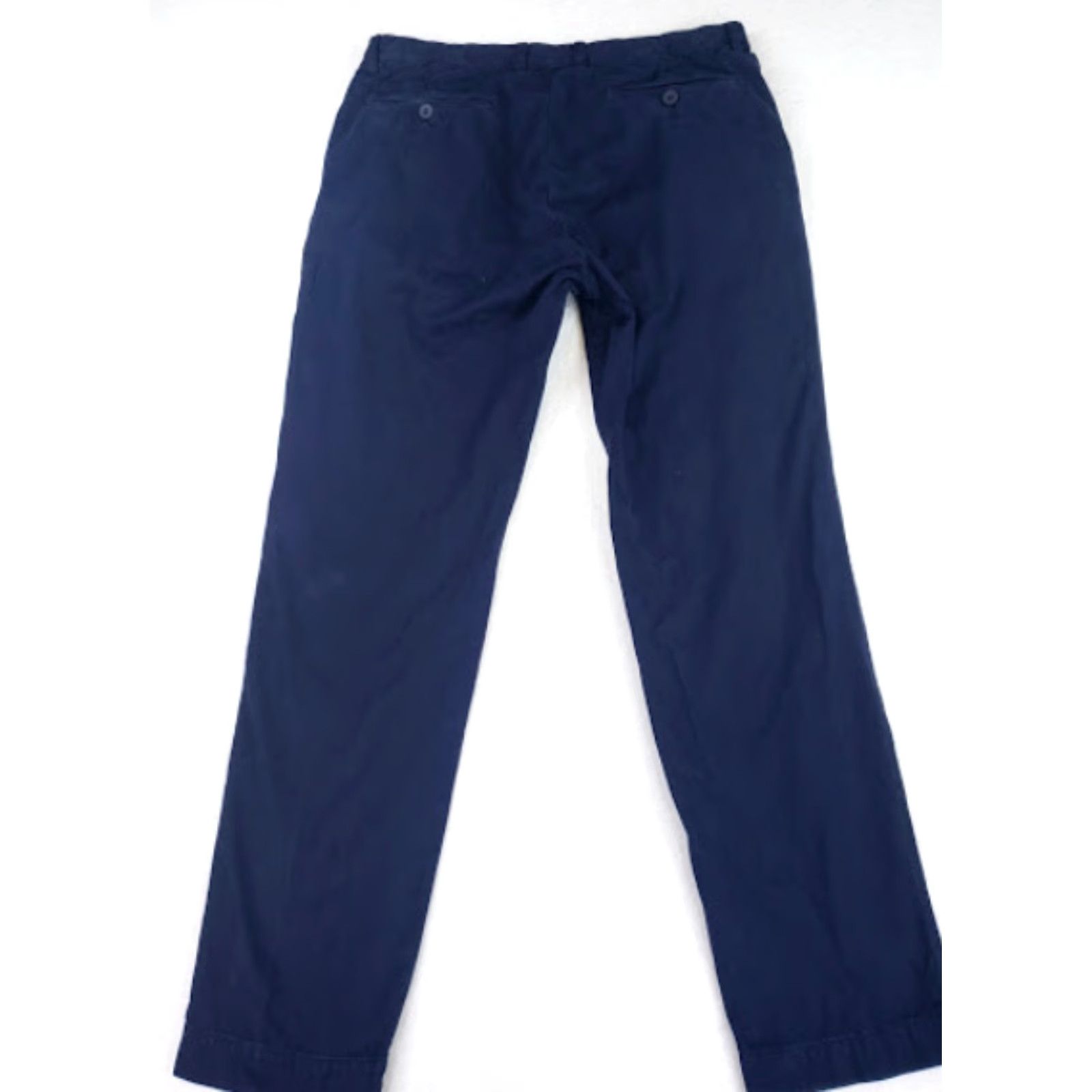 Vintage Dartmoor Men's 38 Chino Flat Front Cotton Pants Navy Blue Adult Size US 38 / EU 54 - 6 Thumbnail