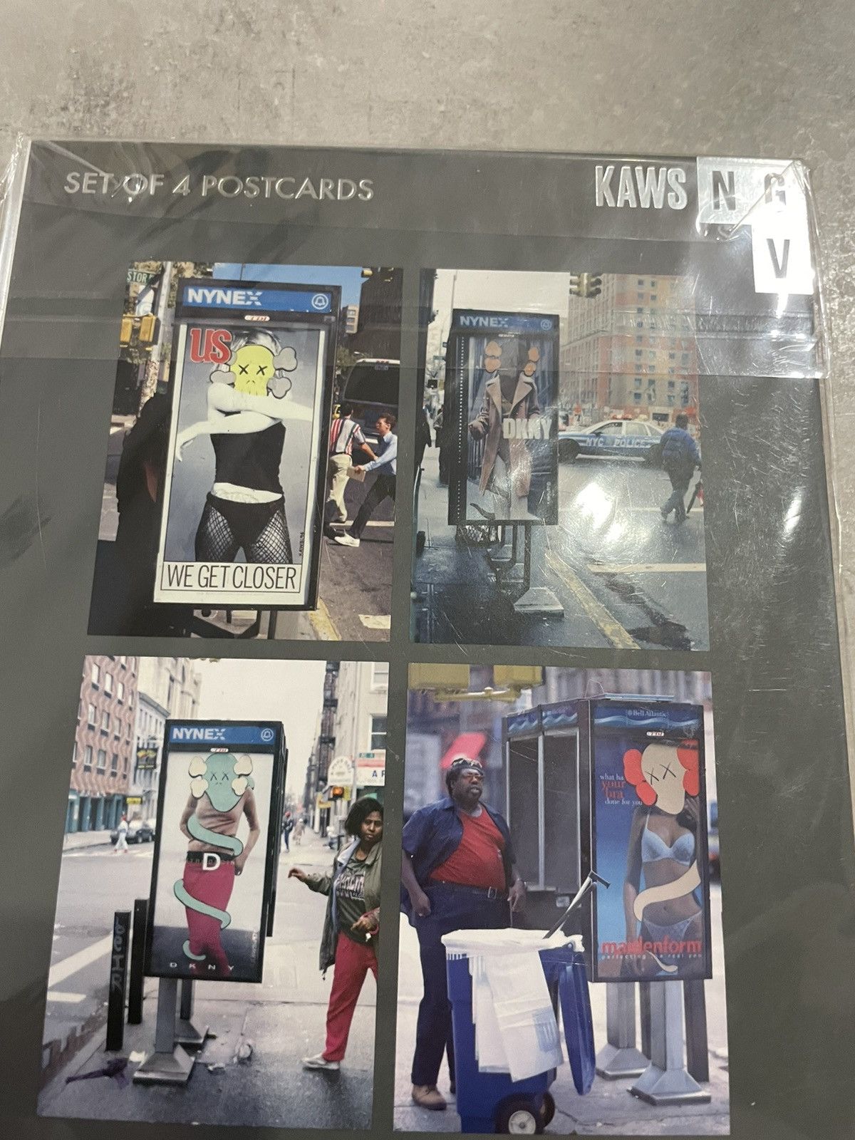Kaws KAWS Postcard Set of 4 Phone Shelters Size ONE SIZE - 3 Thumbnail