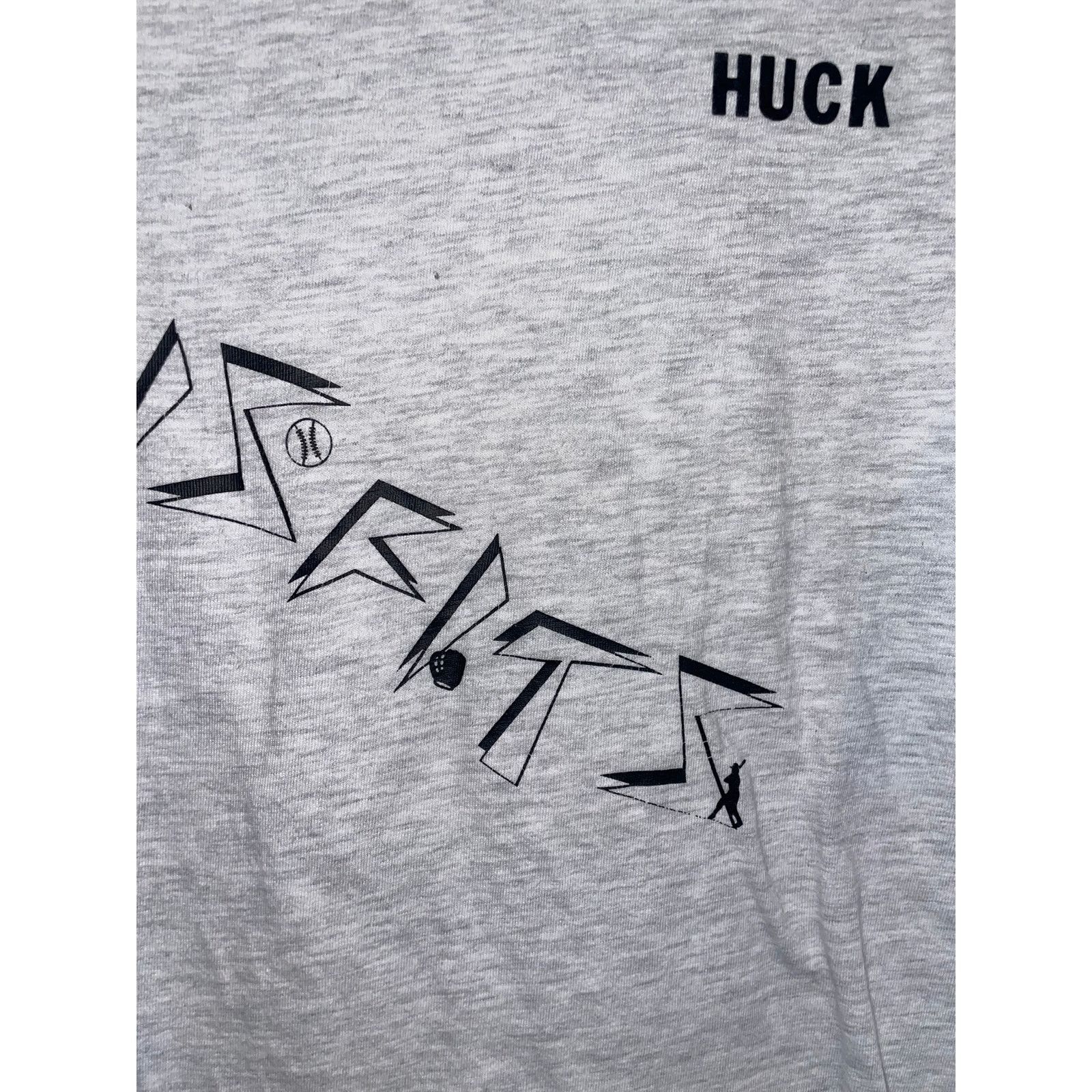 Hanes Vintage Misfits Shirt Hanes Huck Gray Shirt Tee VTG 90s XL Size US XL / EU 56 / 4 - 3 Thumbnail