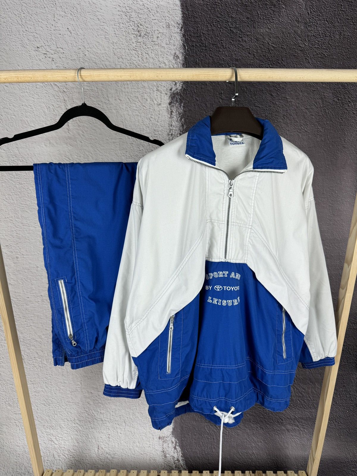 Vintage Toyota Sport & Leisure vintage track suit anorak half zip Size US M / EU 48-50 / 2 - 1 Thumbnail