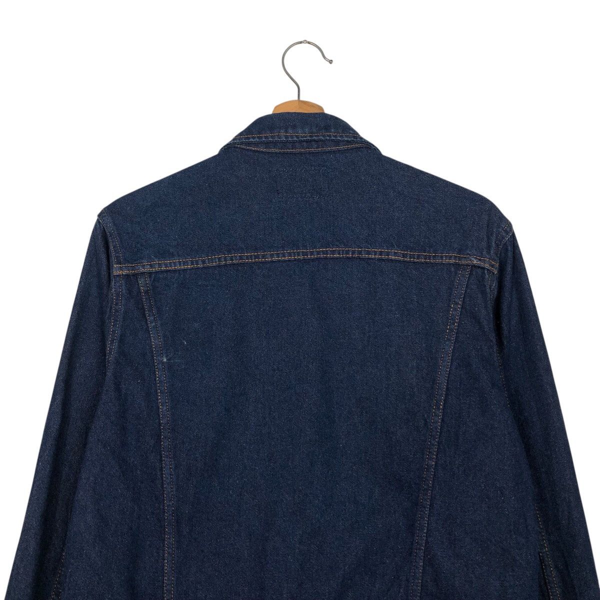 Japanese Brand 📌Vintage Denim Trucker Jacket ILLS Japan Issey Miyake Size US L / EU 52-54 / 3 - 10 Thumbnail