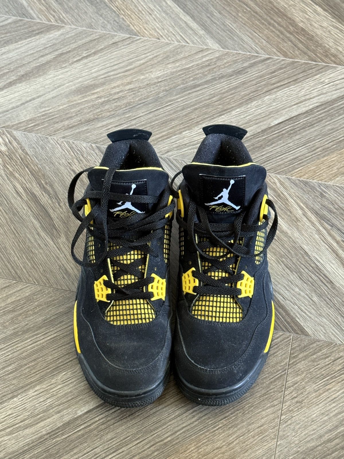 Jordan Brand Air Jordan 4 Retro Thunder Size US 12 / EU 45 - 3 Thumbnail