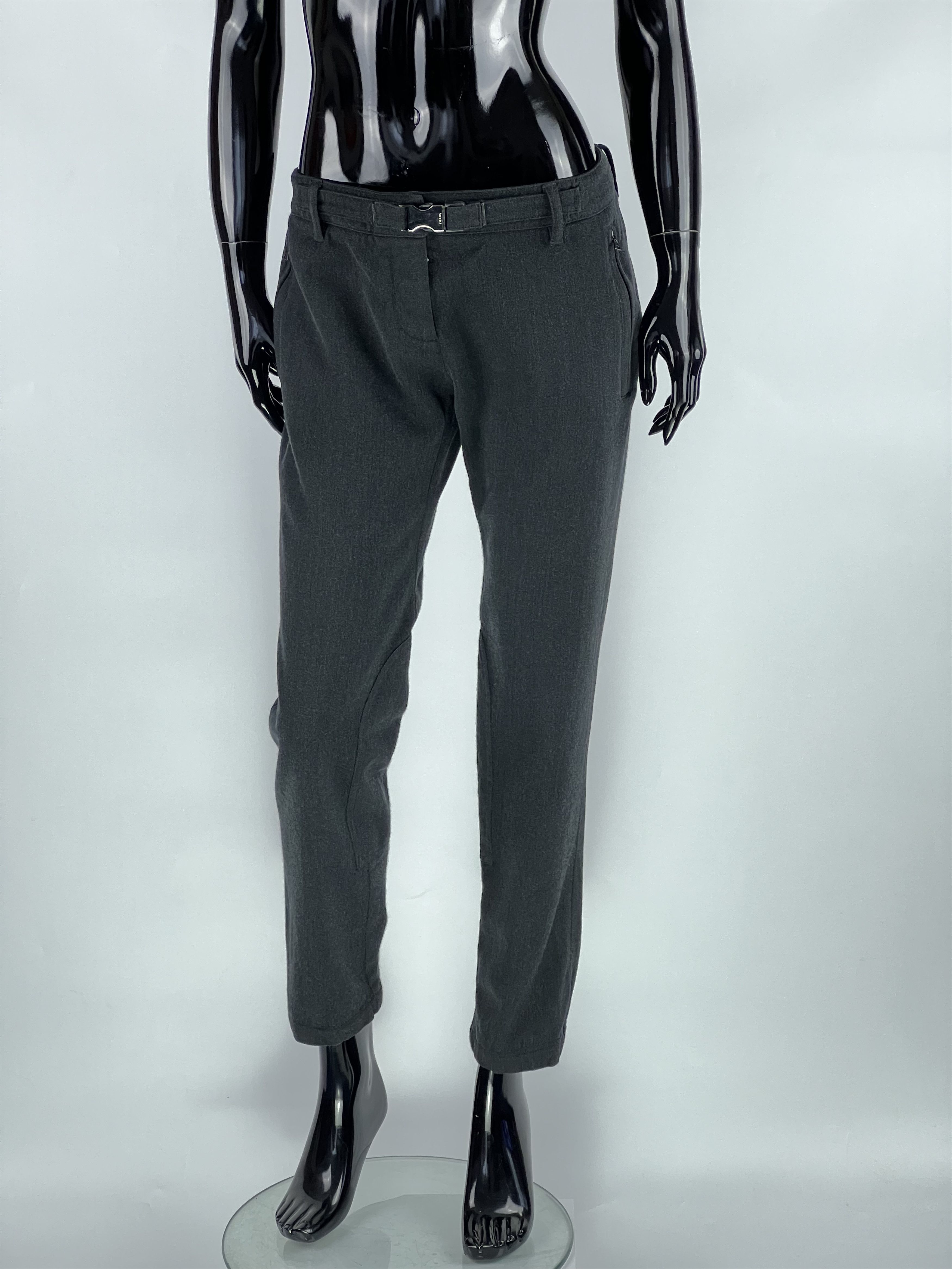 Prada Wool Belted Pants