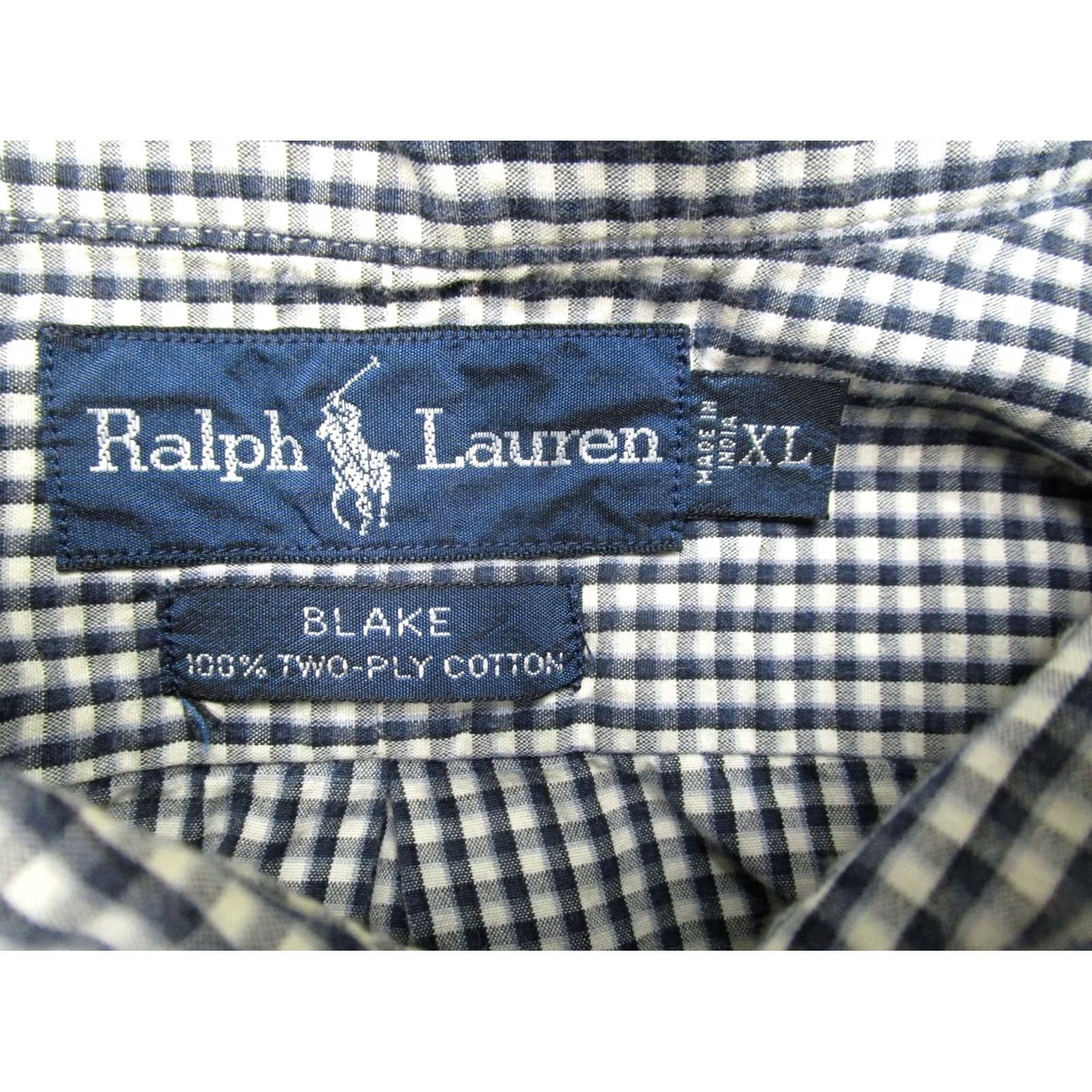 Polo Ralph Lauren Polo Ralph Lauren Shirt Men XL Blue White Check Blake Long Sleeve Button Down Size US XL / EU 56 / 4 - 7 Thumbnail