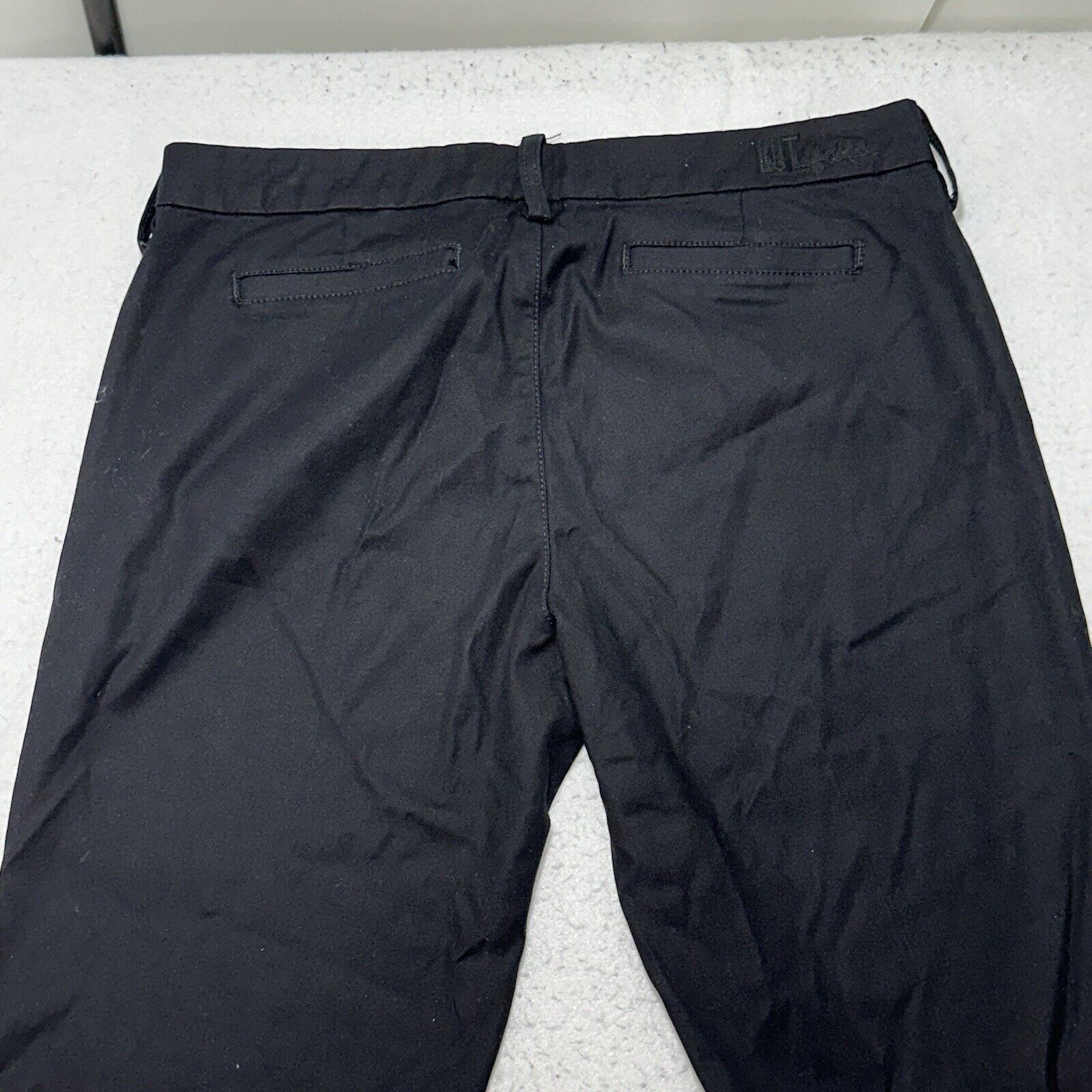Other Kut From The Kloth 10 Black Straight Mid Rise Chino Pants Size 32" / US 10 / IT 46 - 8 Thumbnail