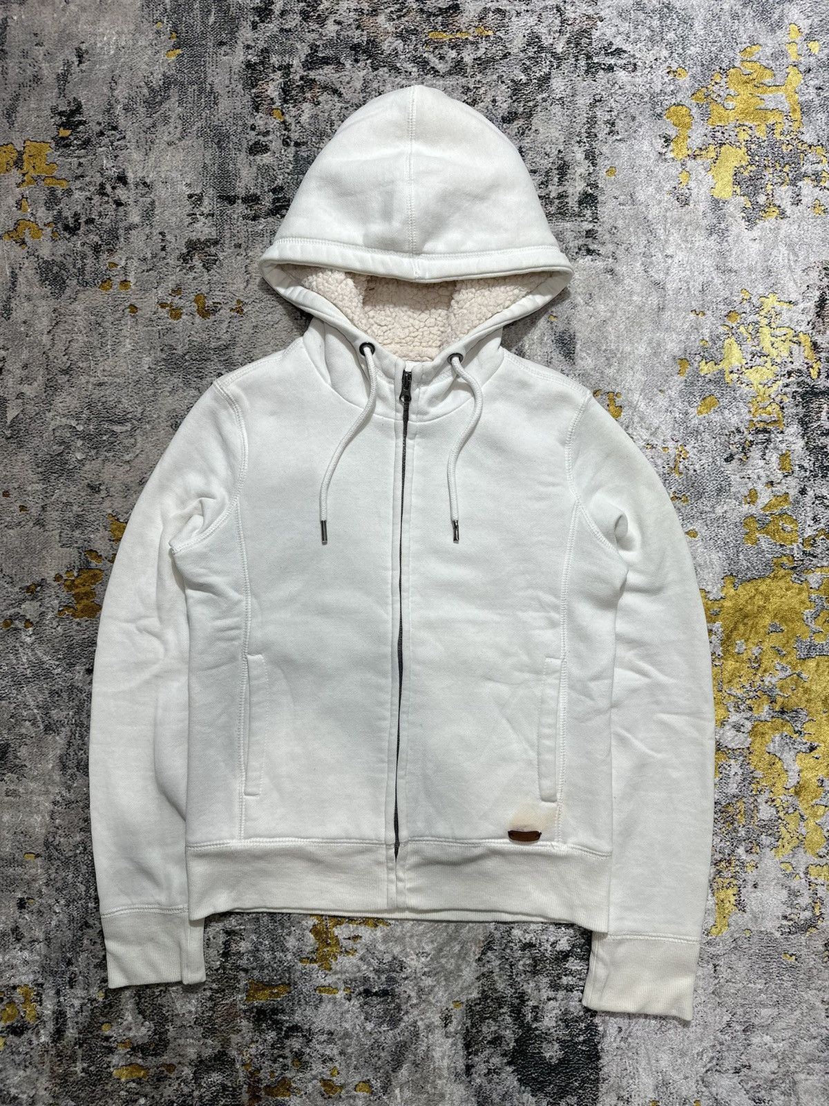 20471120 SPAO SHERPA ZIP HOODIE WHITE COLOUR IFSIXWASNINE LGB STYLE Size US S / EU 44-46 / 1 - 1 Thumbnail