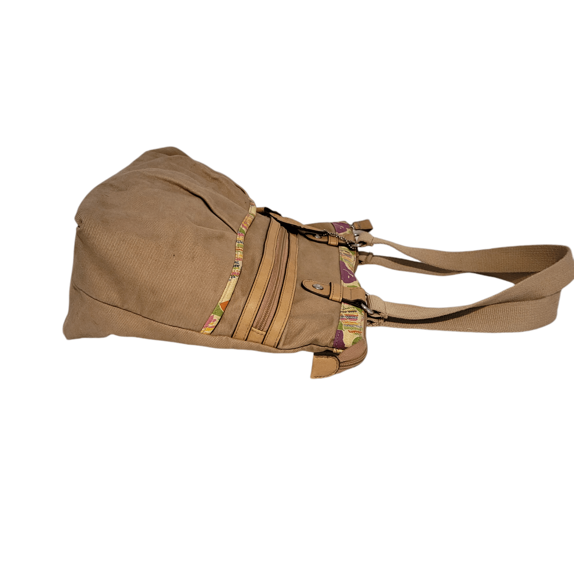 Relic Relic Tan Canvas Butterfly Bag Medium Large Size ONE SIZE - 9 Thumbnail