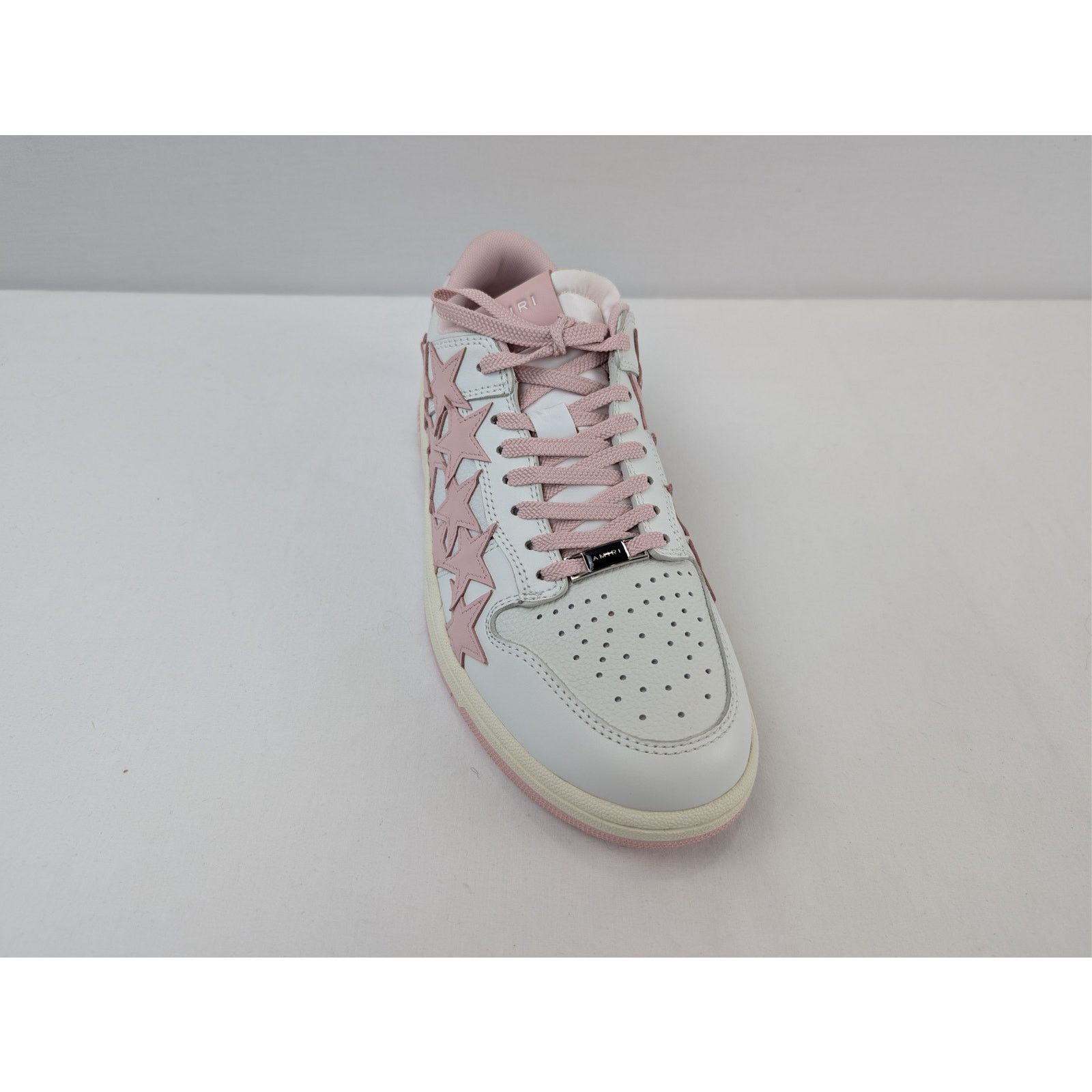 Amiri o1rshd1 Q:2 / Stars Low Top Sneakers in White/Pink Size US 8 / IT 38 - 3 Thumbnail