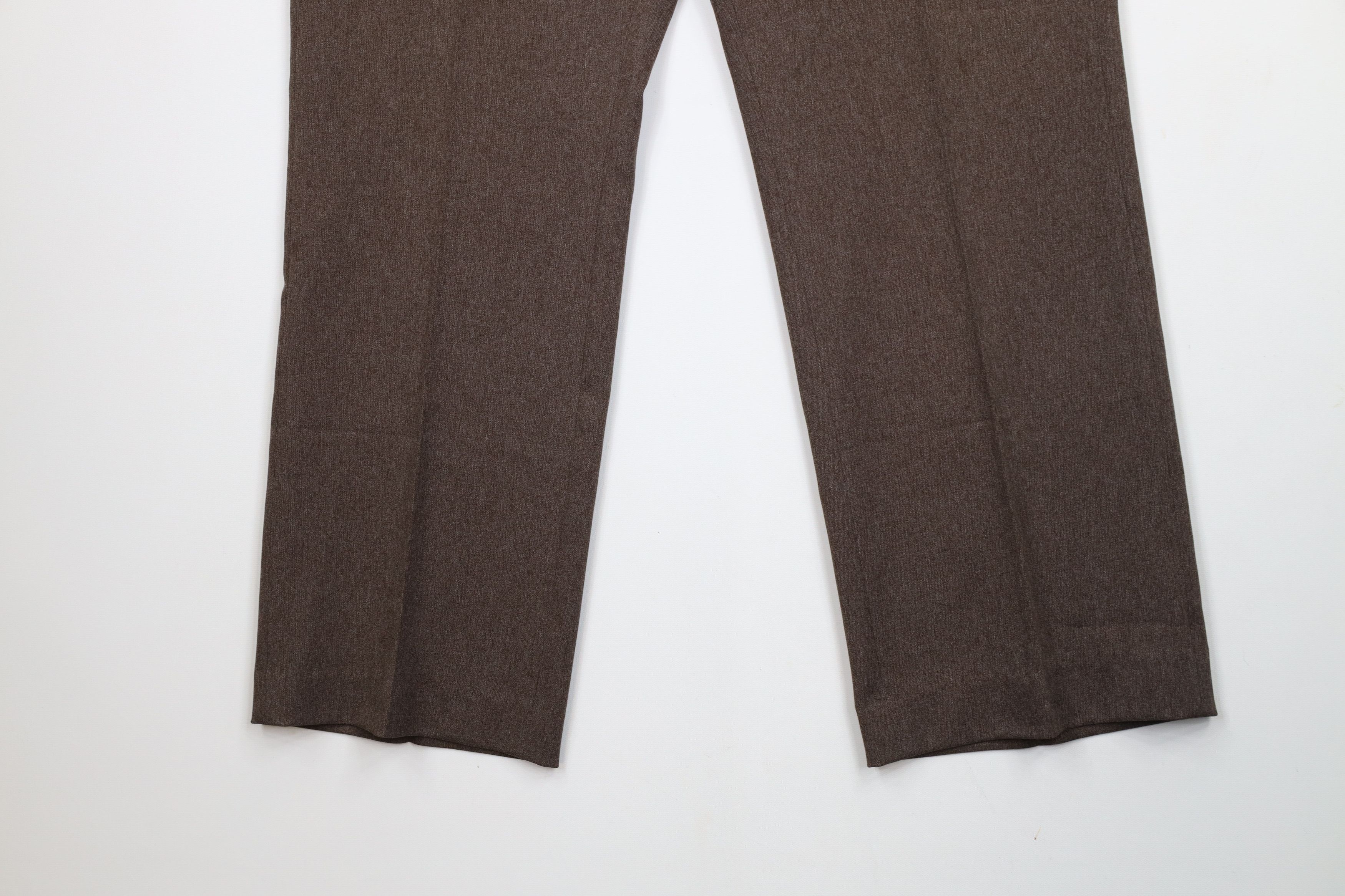 Levi's × Vintage Vintage 70s 80s Levis Flared Wide Leg Chino Pants Brown USA Size US 36 / EU 52 - 4 Thumbnail