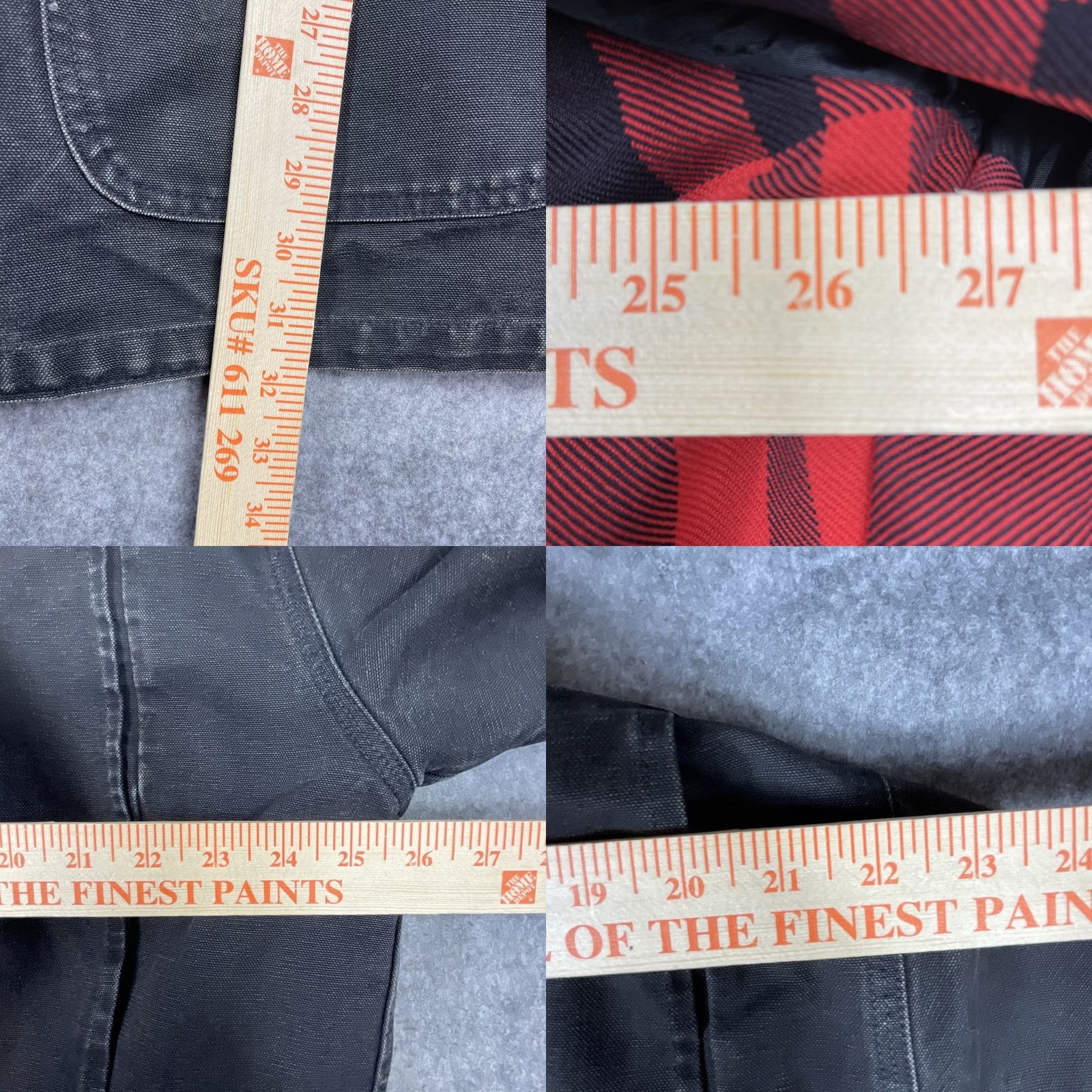 Carhartt VINTAGE Carhartt Jacket Lg Black BuffaloPlaid Removable Liner USA RARE 90s CW105 Mens Size US L / EU 52-54 / 3 - 11 Thumbnail