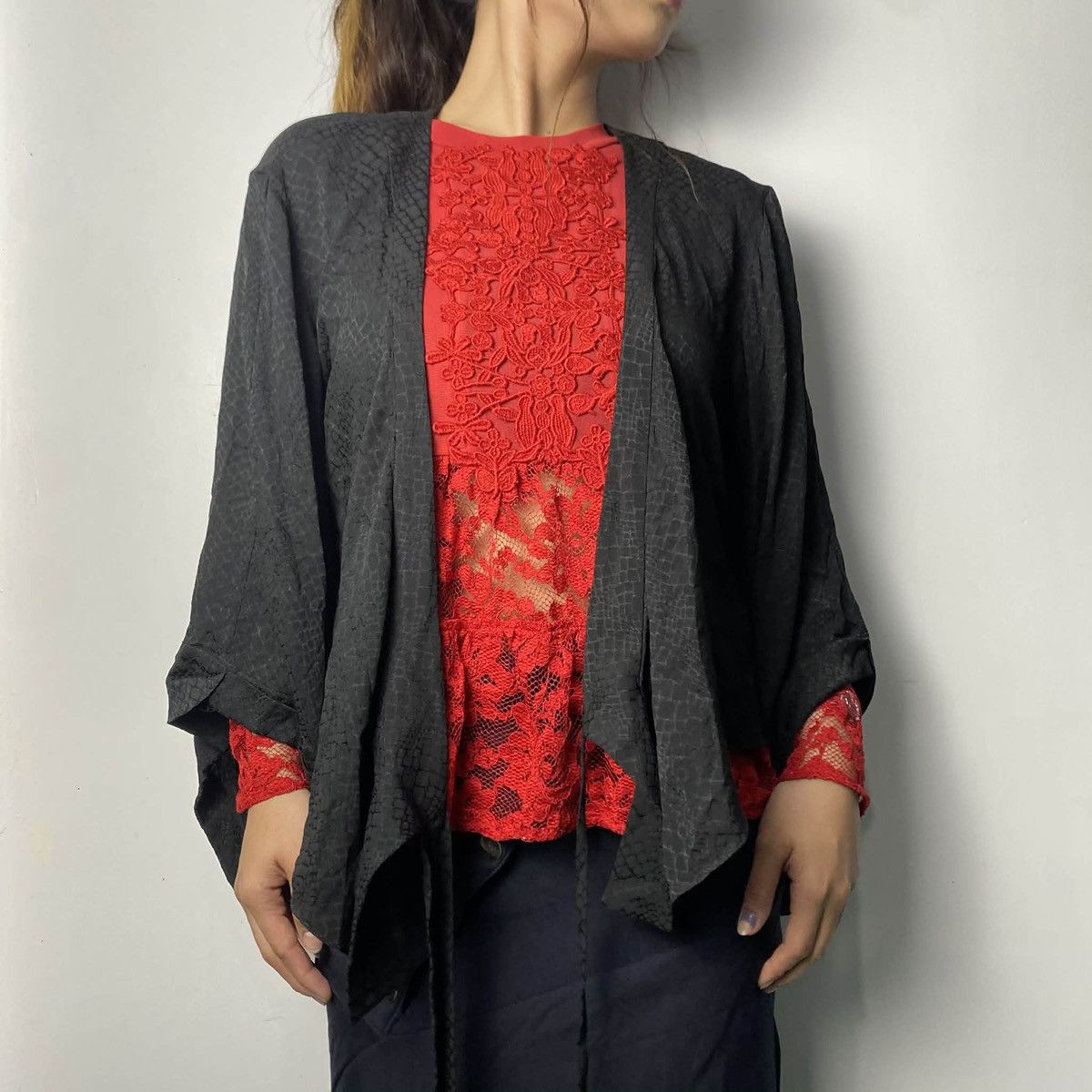 Balenciaga Archive Balenciaga by Nicolas Ghesquière Silk Kimono Size M / US 6-8 / IT 42-44 - 3 Thumbnail