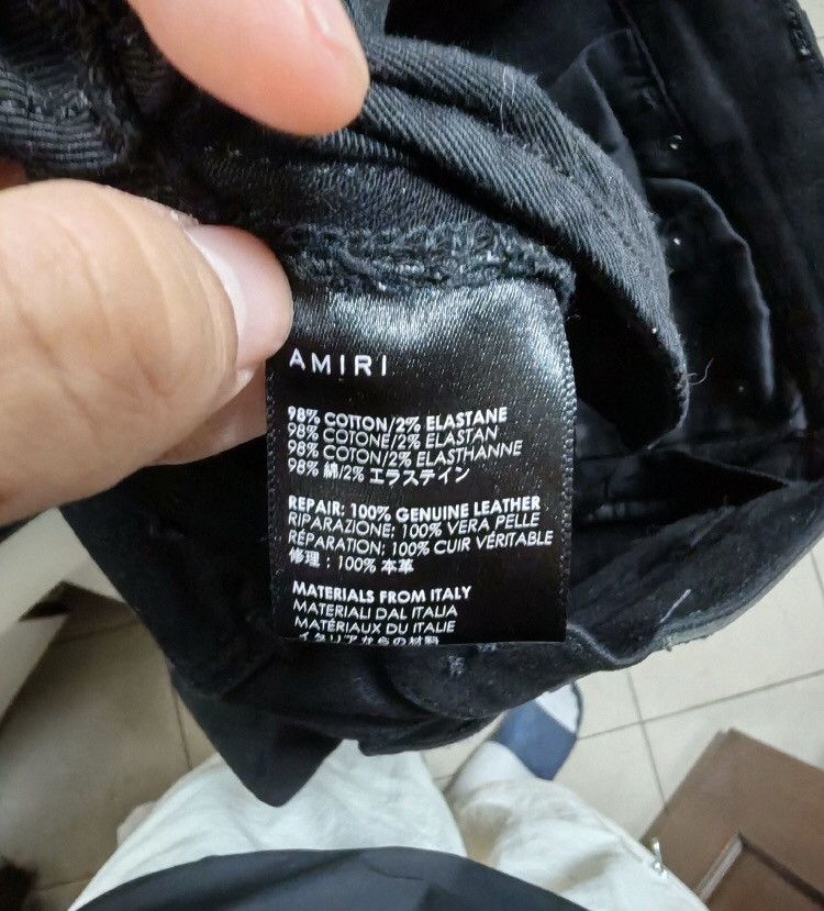 Amiri Amiri mx1 black patchwork jeans 2412-Nextarrow Size US 31 - 8 Thumbnail