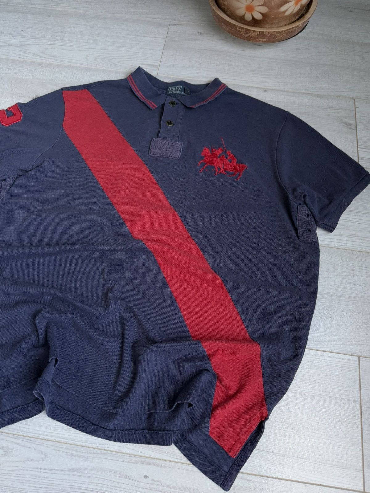 Polo Ralph Lauren × Vintage Vintage Polo Ralph Lauren Rugby Shirt polo 90’s Size US XXL / EU 58 / 5 - 2 Thumbnail