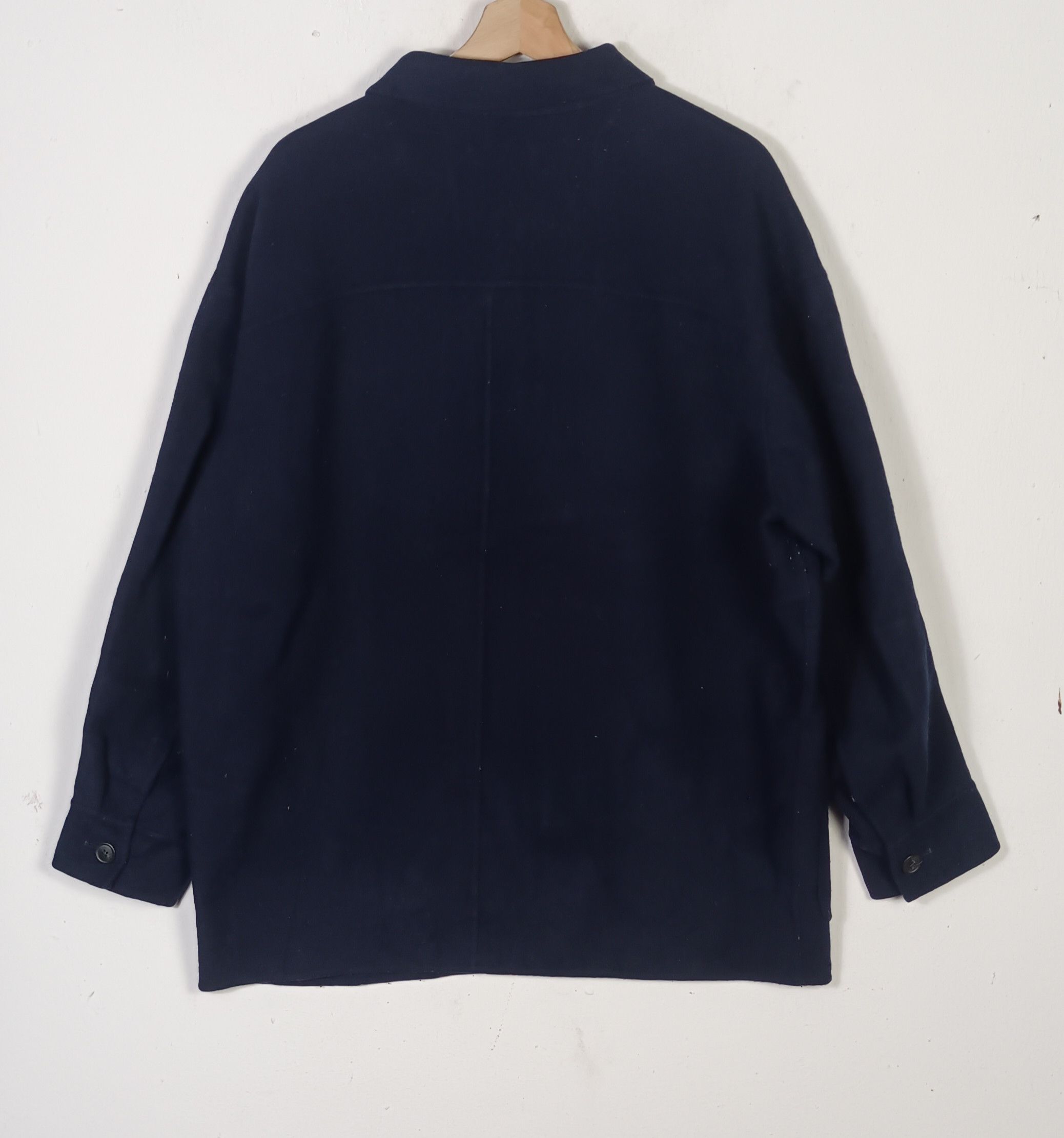 Jil Sander Jil Sander Uniqlo Wool Jacket Size US XL / EU 56 / 4 - 2 Thumbnail