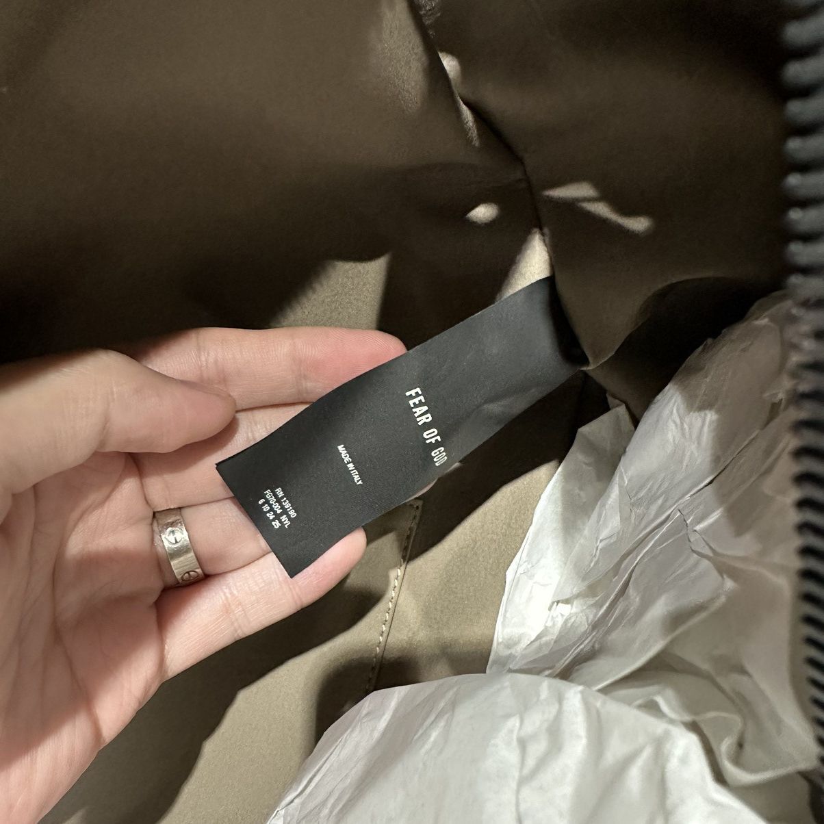 Fear of God Fear of God 7th Newspaper Bag - Taupe Seventh Collection Size ONE SIZE - 6 Thumbnail