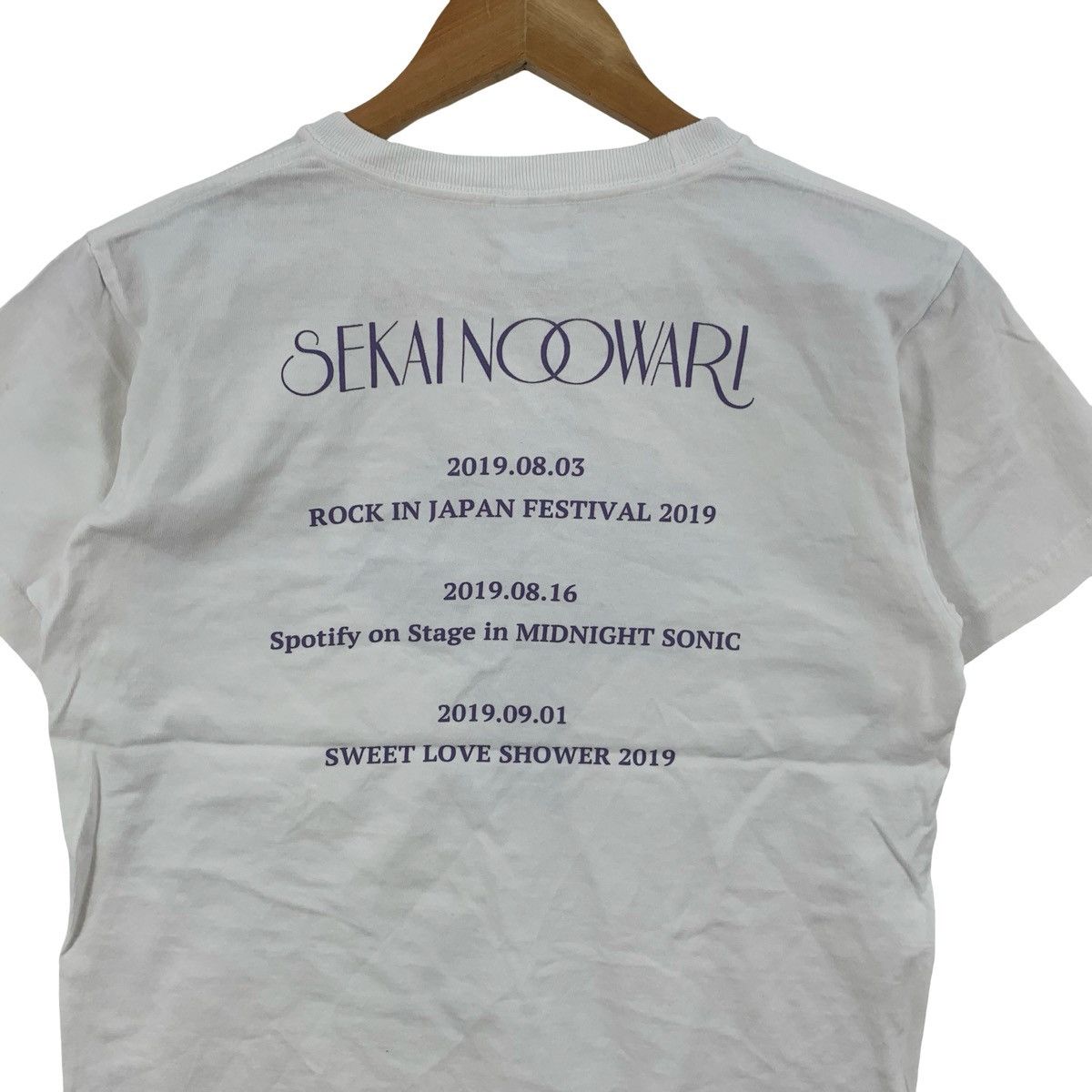 Other SEKAI NO OWARI Official Merchandise Japanese Pop Rock Tee Size US S / EU 44-46 / 1 - 7 Thumbnail
