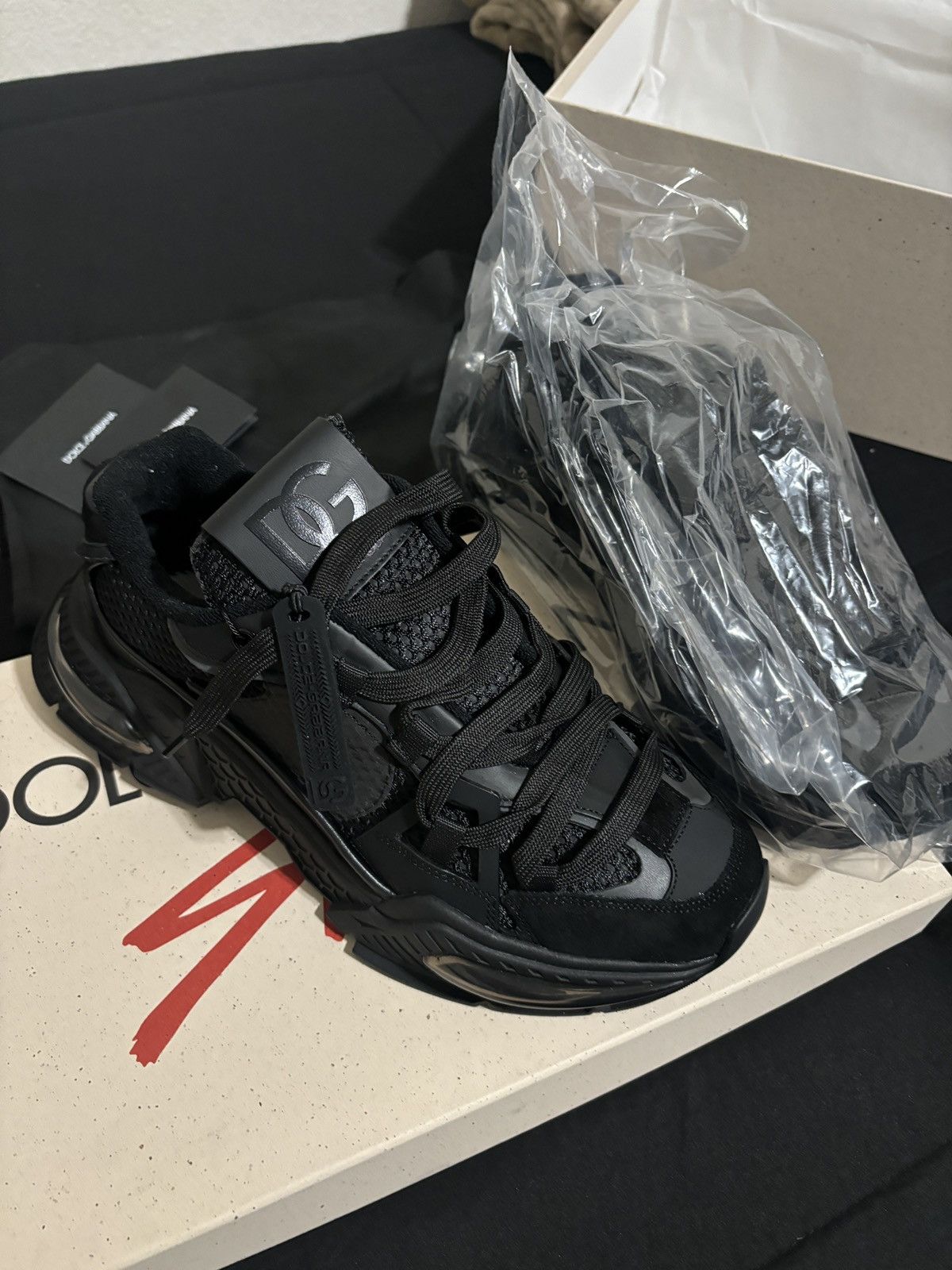 Dolce & Gabbana Dolce & Gabana airmaster black size 42.5/ 9.5 men Size US 9.5 / EU 42-43 - 9 Thumbnail