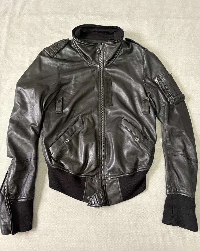 Yohji Yamamoto Vintage Buffalo Bobs Leather Jacket with Pockets-2506 Size L / US 10 / IT 46 - 3 Thumbnail