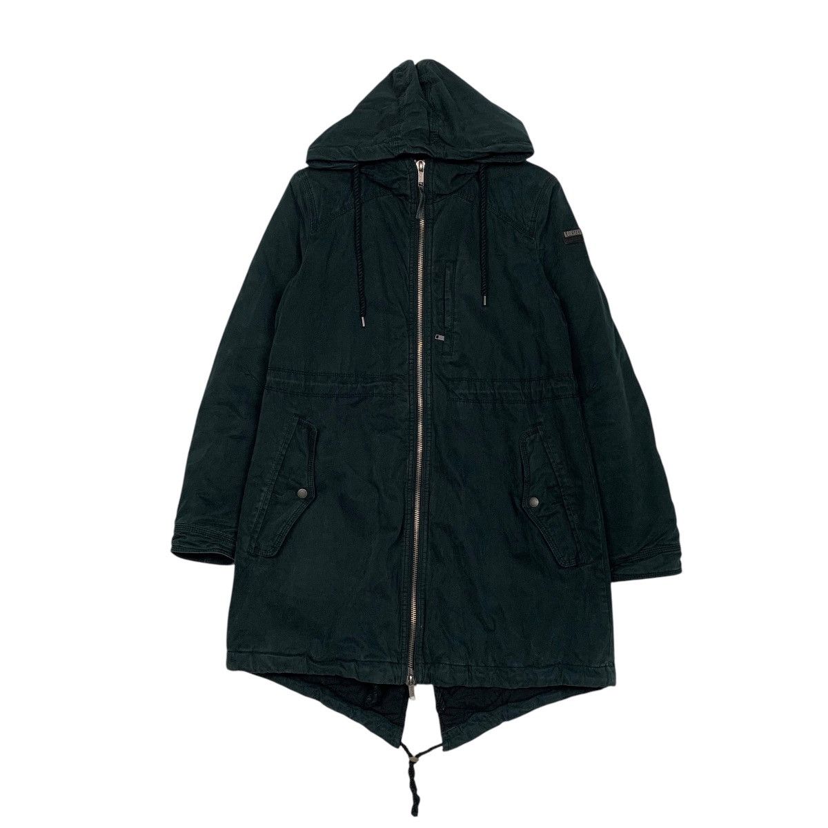 トップス DIESEL / cotton hooded jacket parka S Diesel Diesel Hooded Cotton Parka Jacket | Grailed