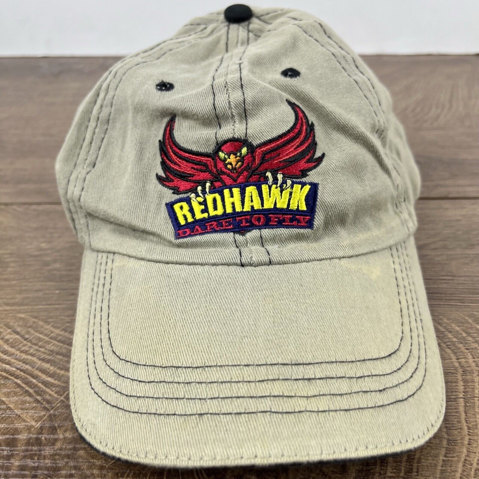 Other Darien Lake Redhawk Hat Dare to Fly Hat Gray Adjustable Hat Size ONE SIZE - 6 Thumbnail