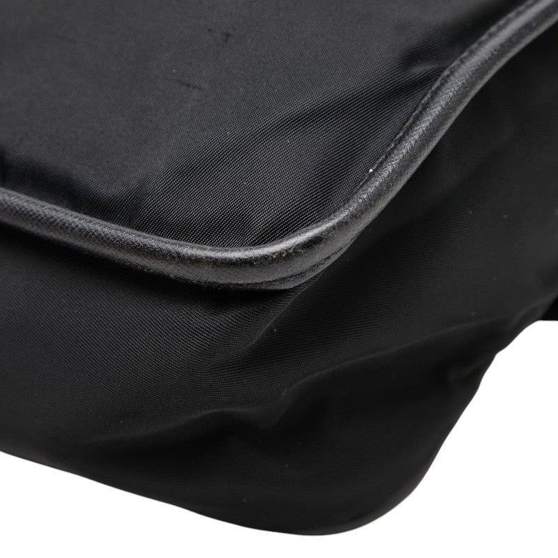 Prada Prada Nylon Logo Shoulder Bag Black Size ONE SIZE - 6 Thumbnail
