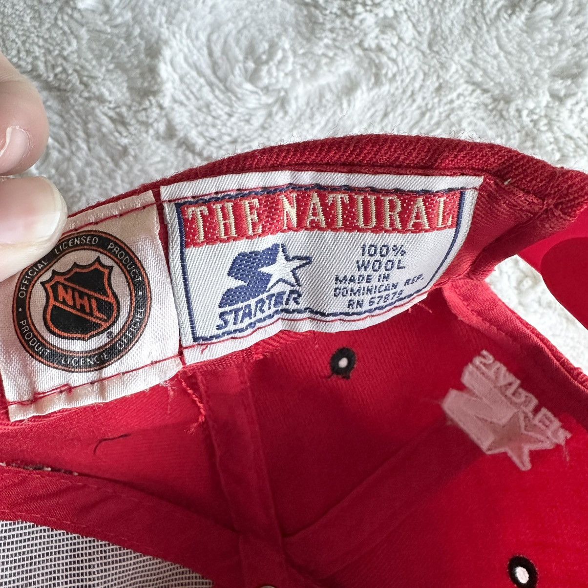 Starter Vintage Chicago Blackhawks Snapback Hat Red Starter Wool NHL Size ONE SIZE - 8 Thumbnail